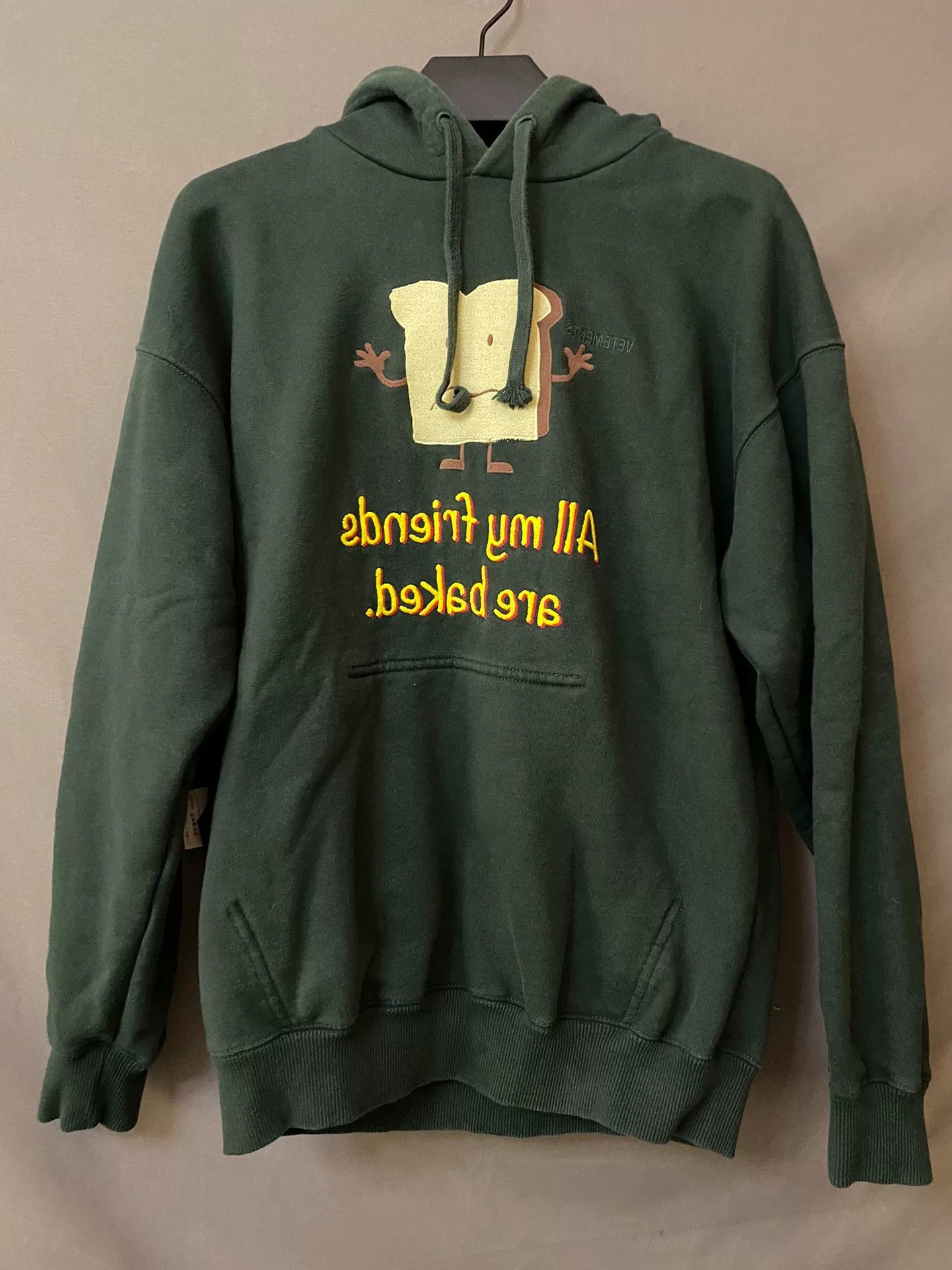 Vetements vetements interesting graphic green hoodie Size US M / EU 48-50 / 2 - 1 Thumbnail