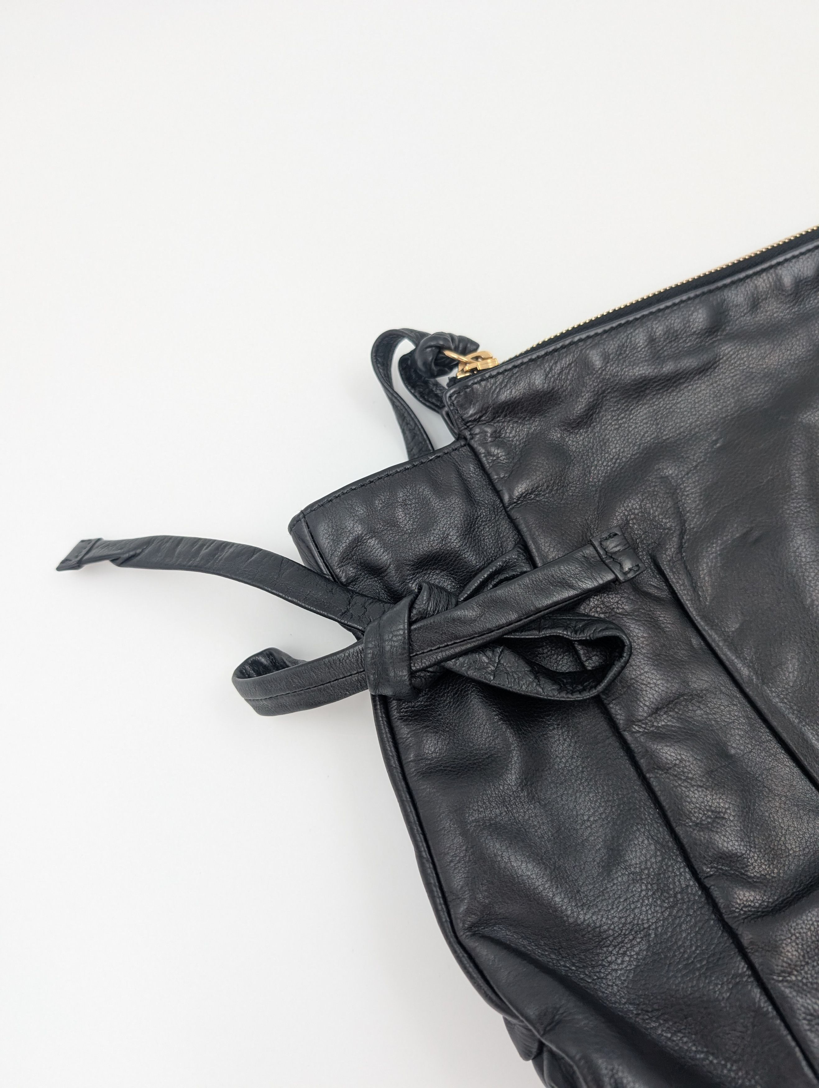 Gucci Gucci Black Leather Zip Clutch Size ONE SIZE - 3 Thumbnail