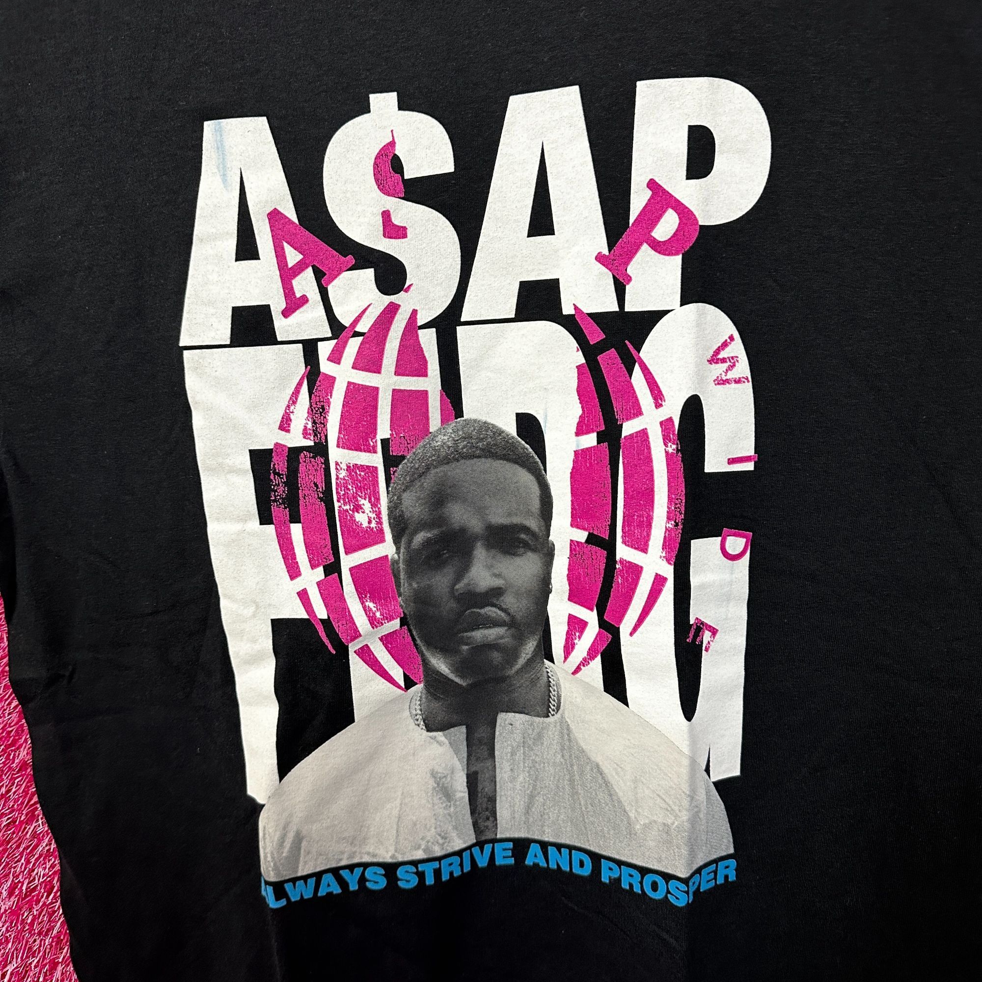 Rap Tees ASAP Ferg Always Strive and Prosper Rap Tshirt size Large Size US L / EU 52-54 / 3 - 2 Thumbnail