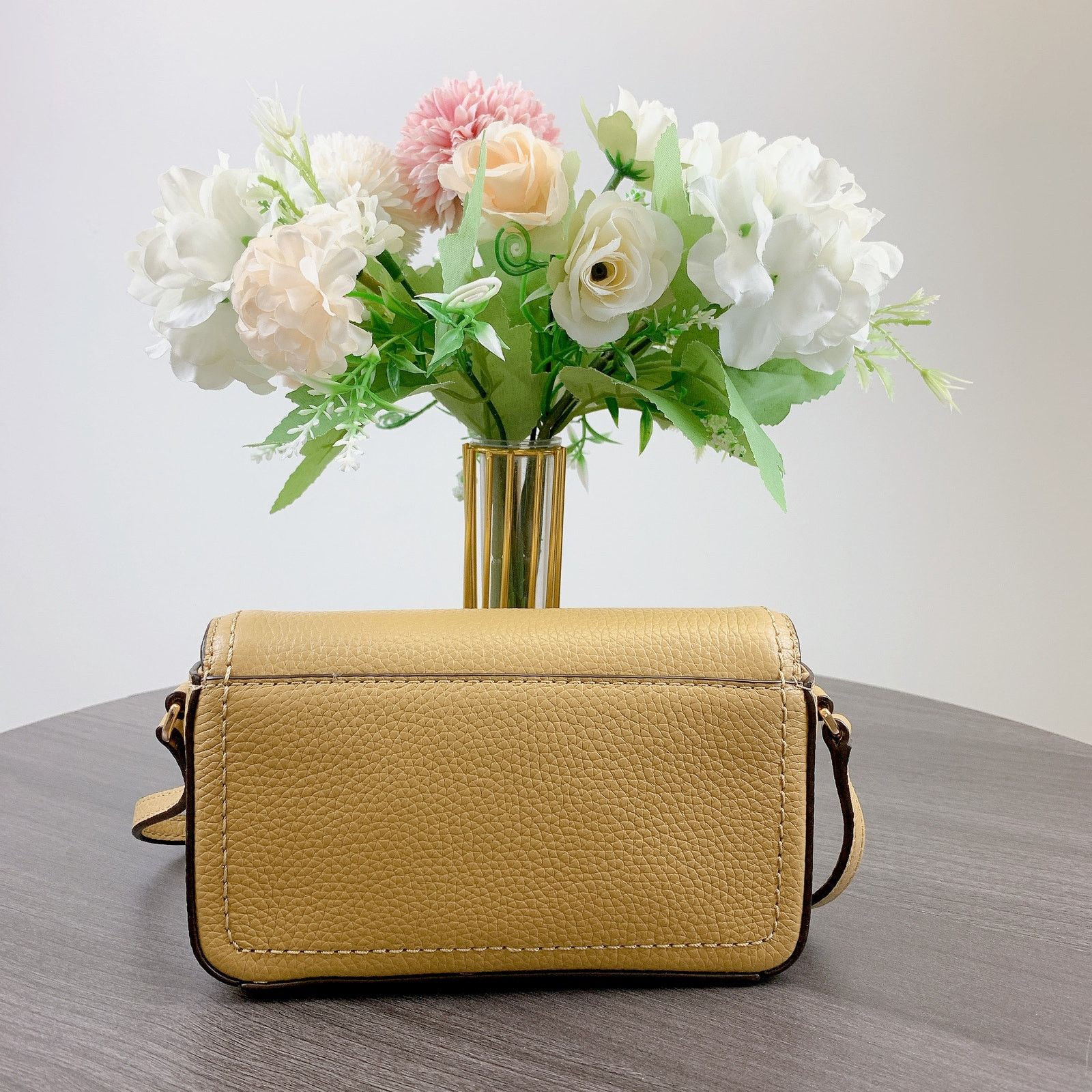 Marc Jacobs Marc Jacobs H107L01FA21 Mini Leather Crossbody Bag IN COFFEE Size ONE SIZE - 3 Thumbnail