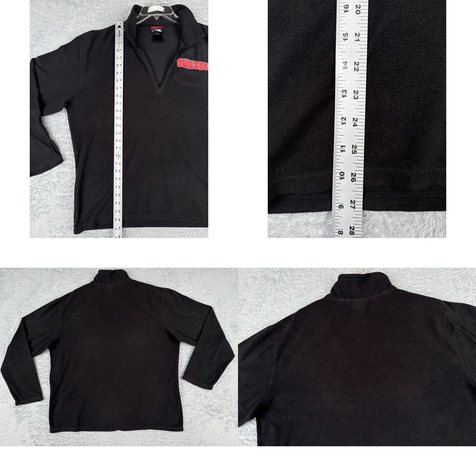 The North Face VINTAGE? No, not vintage. The North Face Sweater Mens Large Black 1/4 Zip Polyester Fleece Mock Neck Size US L / EU 52-54 / 3 - 9 Thumbnail