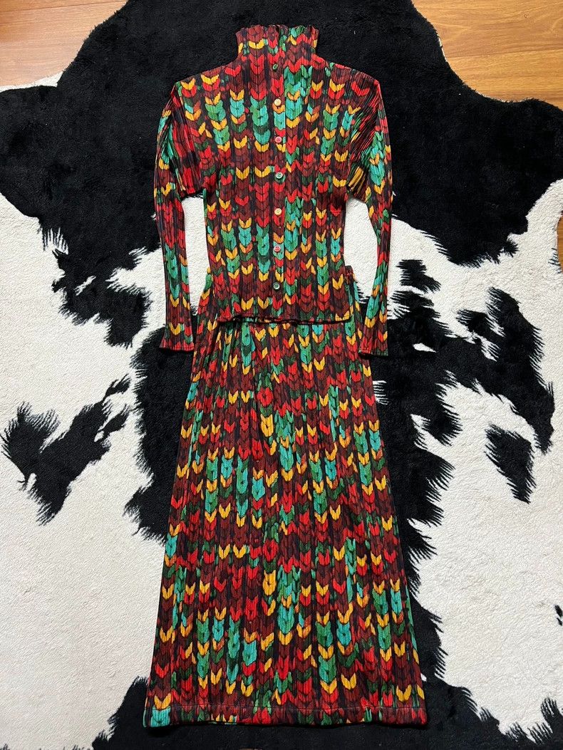 Issey Miyake Issey Miyake size:4 The wheat ear cardigan Size XS / US 0-2 / IT 36-38 - 2 Thumbnail