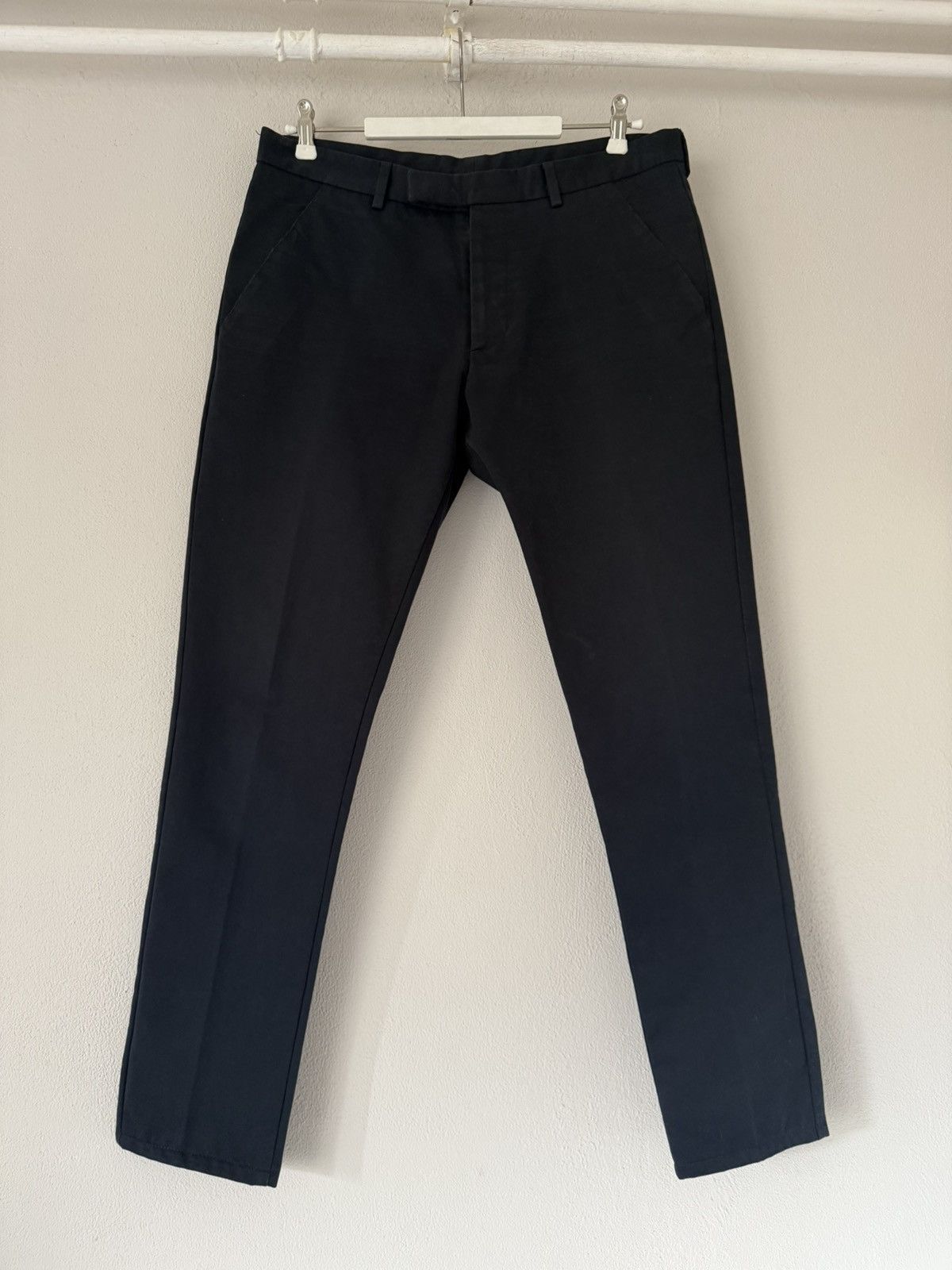 Dior Dior Homme Navy Cotton Trousers Size US 32 / EU 48 - 1 Thumbnail