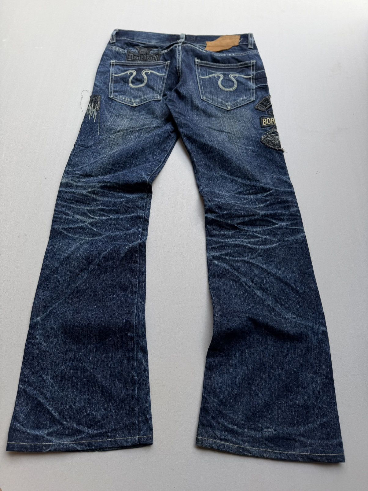 Japanese Brand Dixie flare jeans Size US 28 / EU 44 - 7 Thumbnail