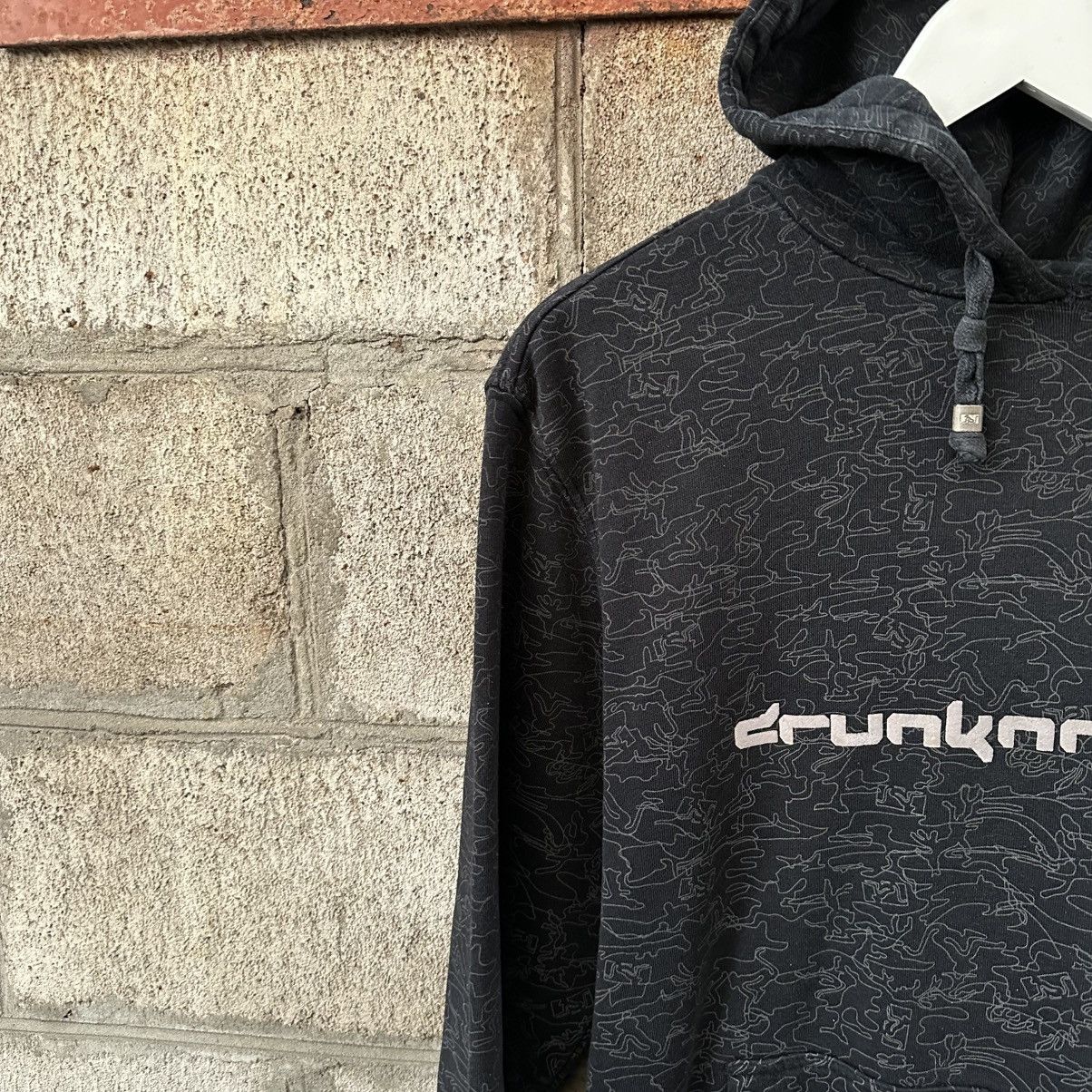 DrunknMunky Vintage Drunk Monkey Hoodie Overprinted Y2K 00s USA Size M Size US M / EU 48-50 / 2 - 5 Thumbnail