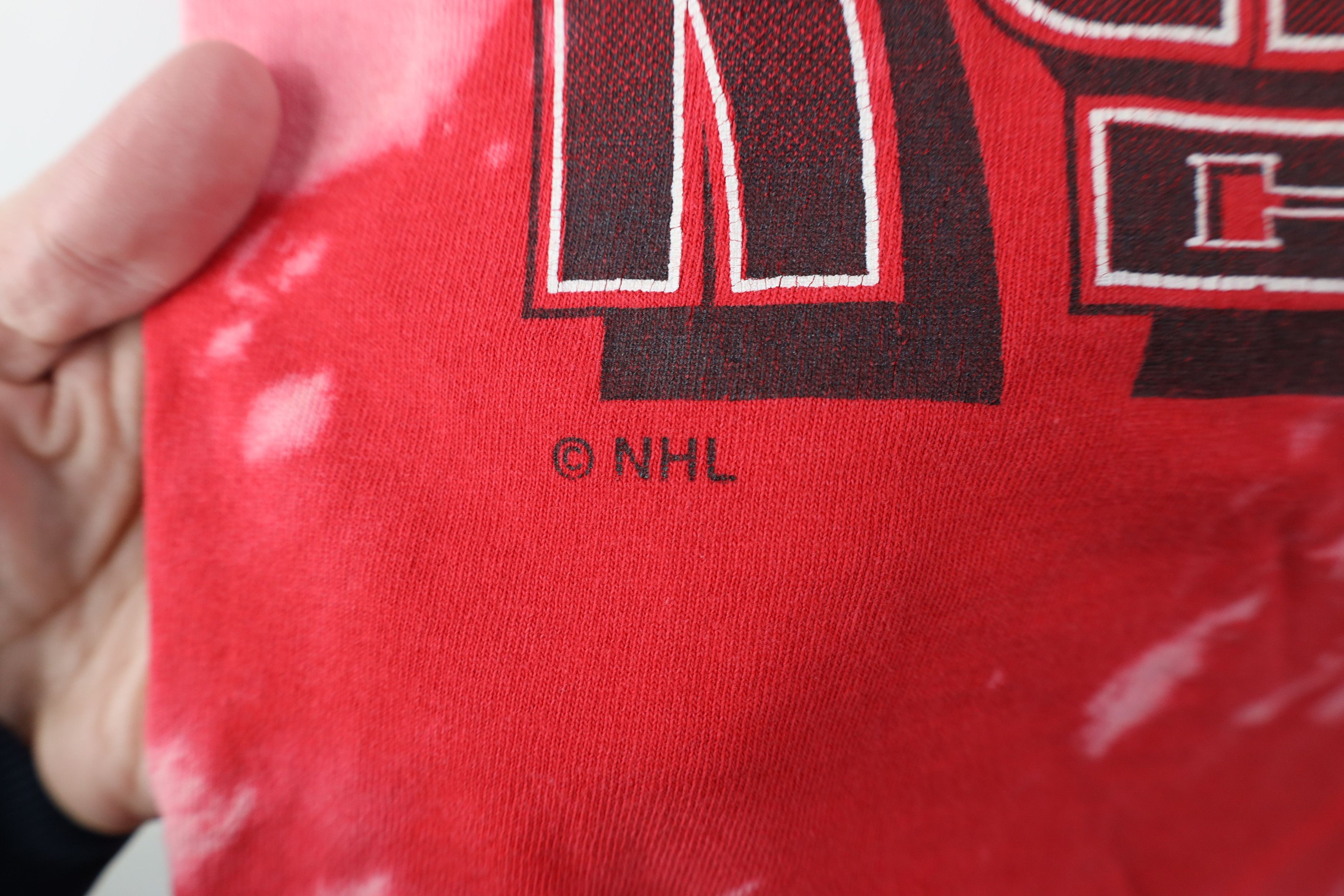 Vintage Vintage 90s Detroit Red Wings Hockey Short Sleeve T-Shirt Size US L / EU 52-54 / 3 - 5 Thumbnail