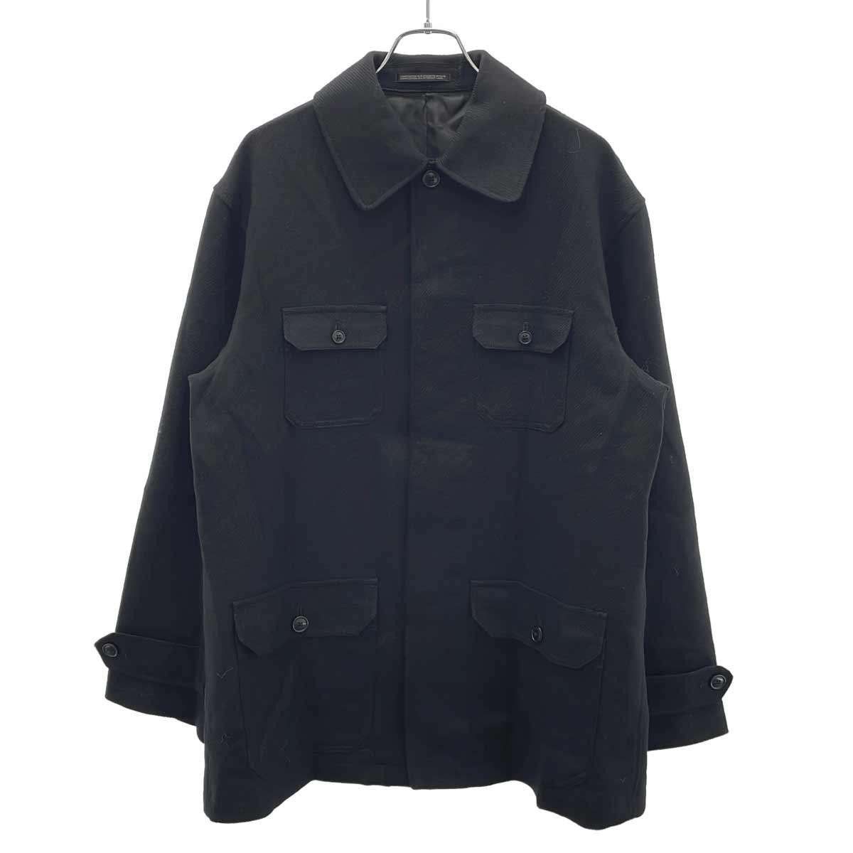 Yohji Yamamoto Yohji Yamamoto POUR HOMME 15AW 4-Pocket Wool Shirt Jacket Size US L / EU 52-54 / 3 - 1 Thumbnail
