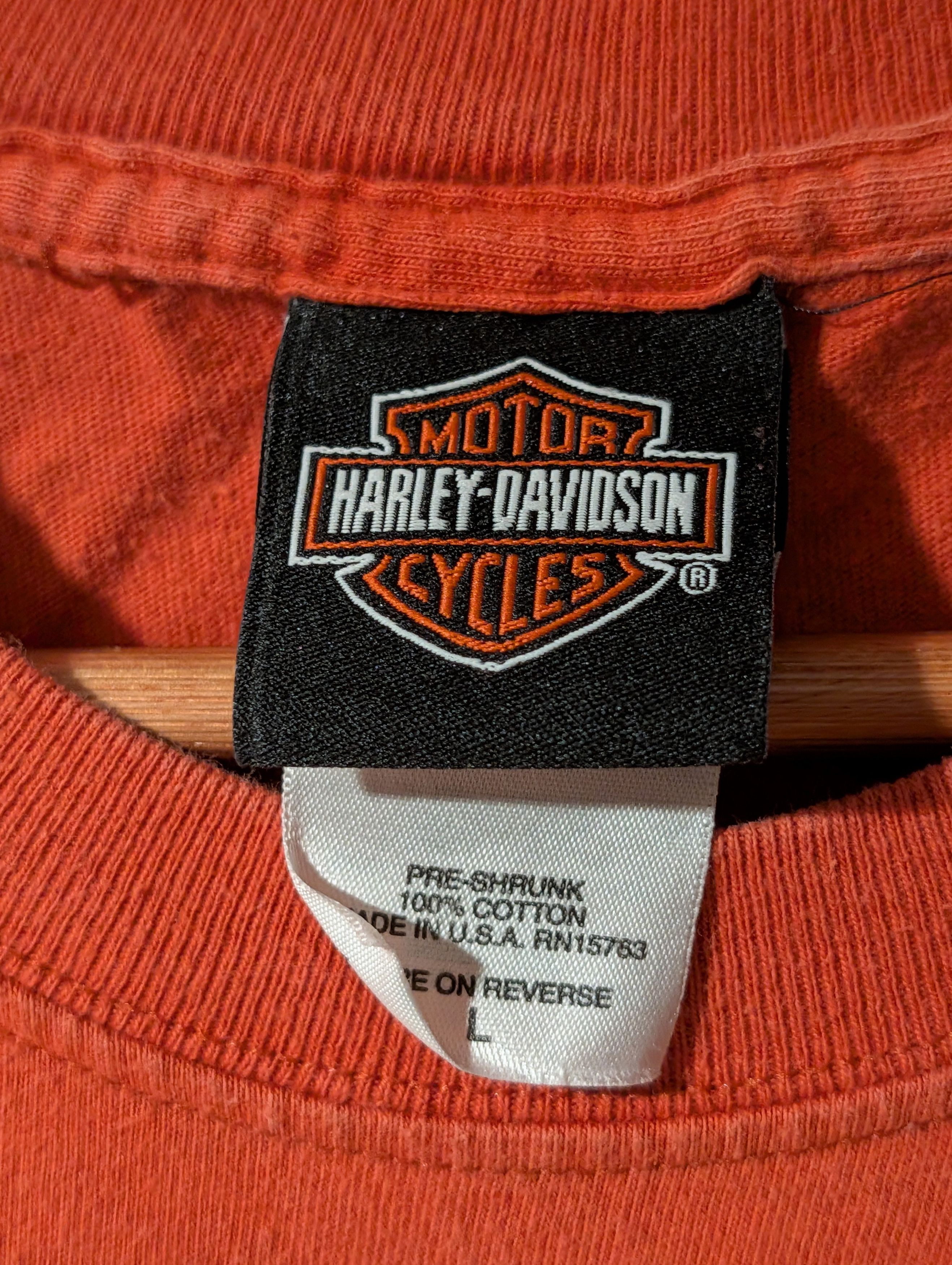 Harley Davidson Vintage Harley Davidson Logo Omaha Nebraska Large T-Shirt Size US L / EU 52-54 / 3 - 3 Thumbnail