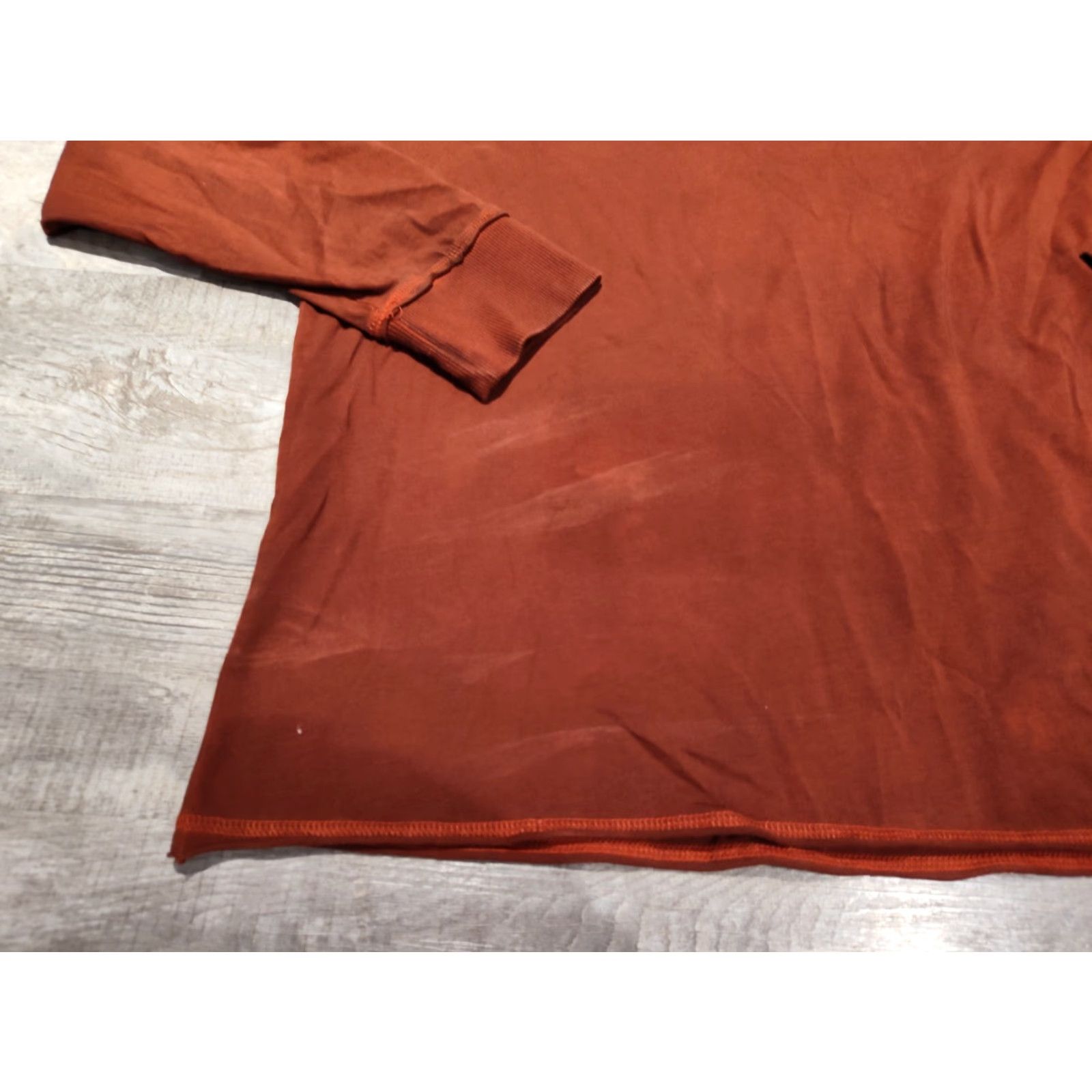 Harley Davidson Harley-Davidson Long Sleeve Henley Shirt Men XL Burnt Red Motorcycle Eagle Cotton Casual Size US XL / EU 56 / 4 - 2 Thumbnail