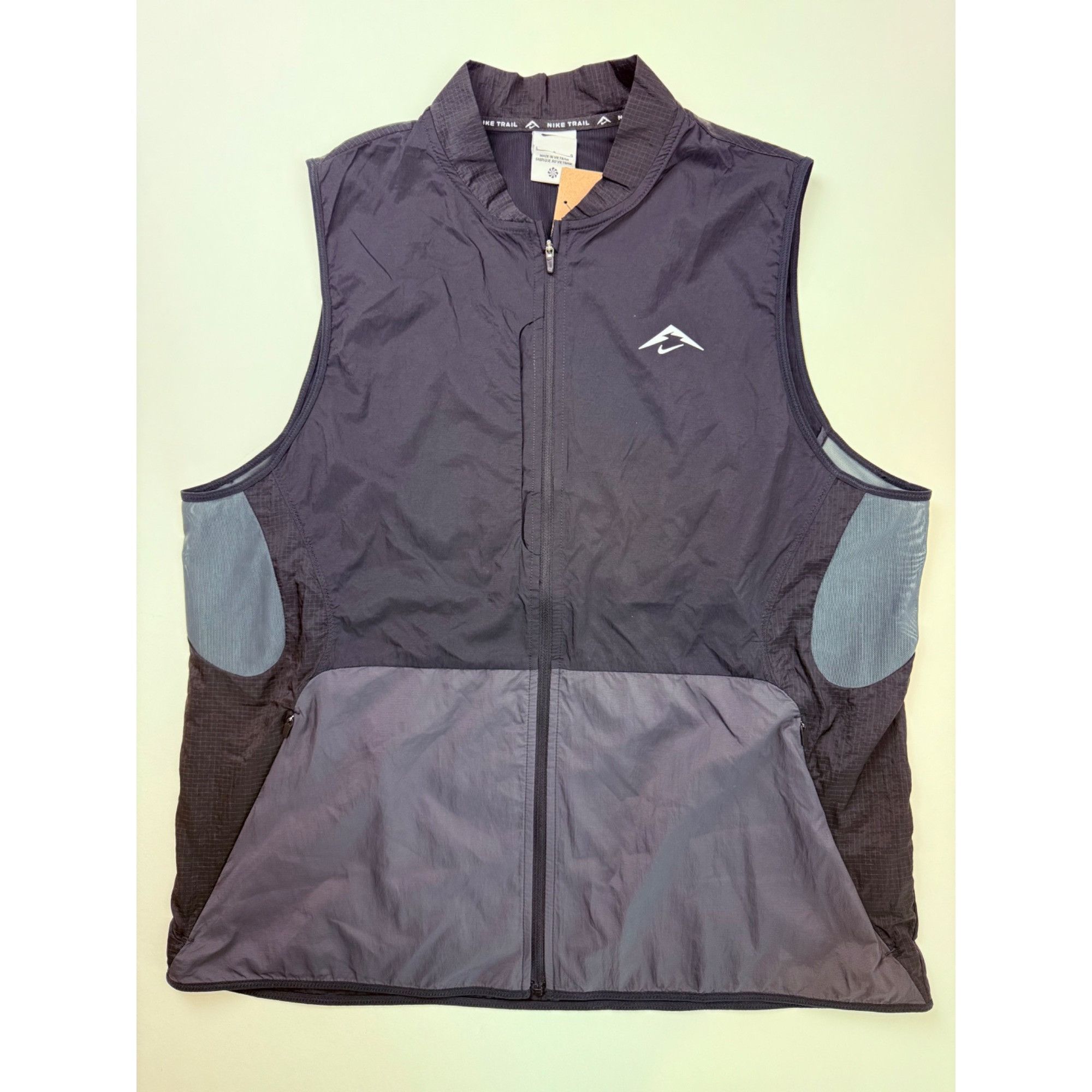 Nike Size Large - Nike Trail Aireez Packable Running Vest Black Size US L / EU 52-54 / 3 - 3 Thumbnail