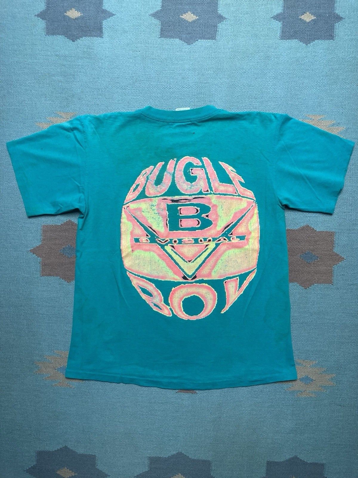Bugle Boy × Vintage 80s graphic t shirt bugle boy surf skate single stitch  M | Grailed, image size:1200x1600
