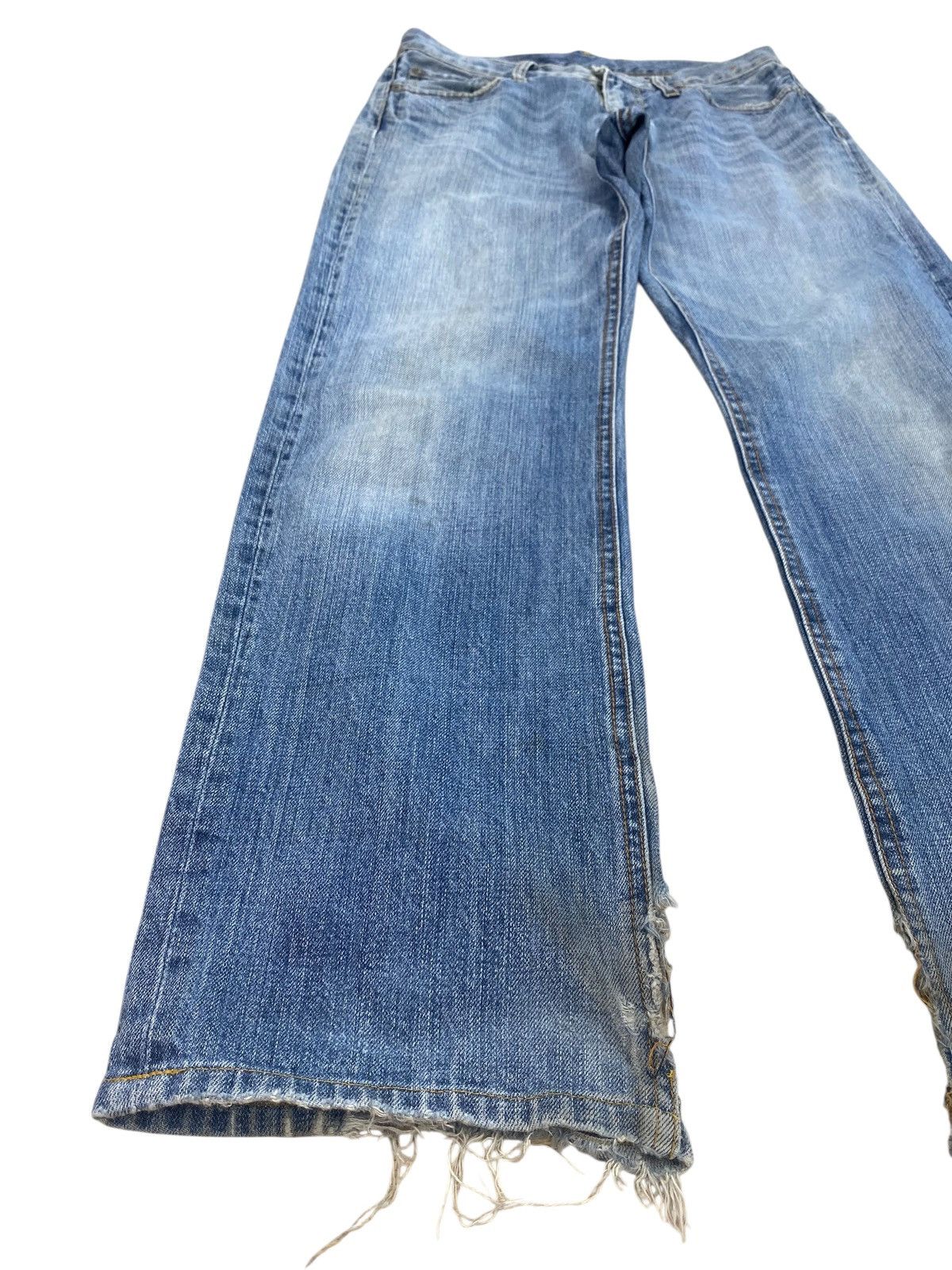Japanese Brand Japanese Brand Whiskers Distressed Style Loose Jeans Size US 30 / EU 46 - 7 Thumbnail