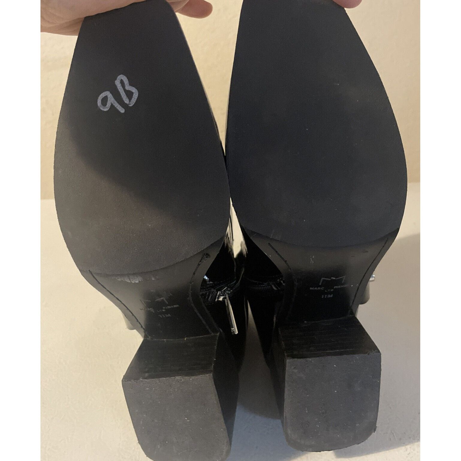 Marc Fisher Marc Fisher LDT Gerod Black Bootie Boots Chunky Heel 11M Size US 11 / IT 41 - 11 Thumbnail