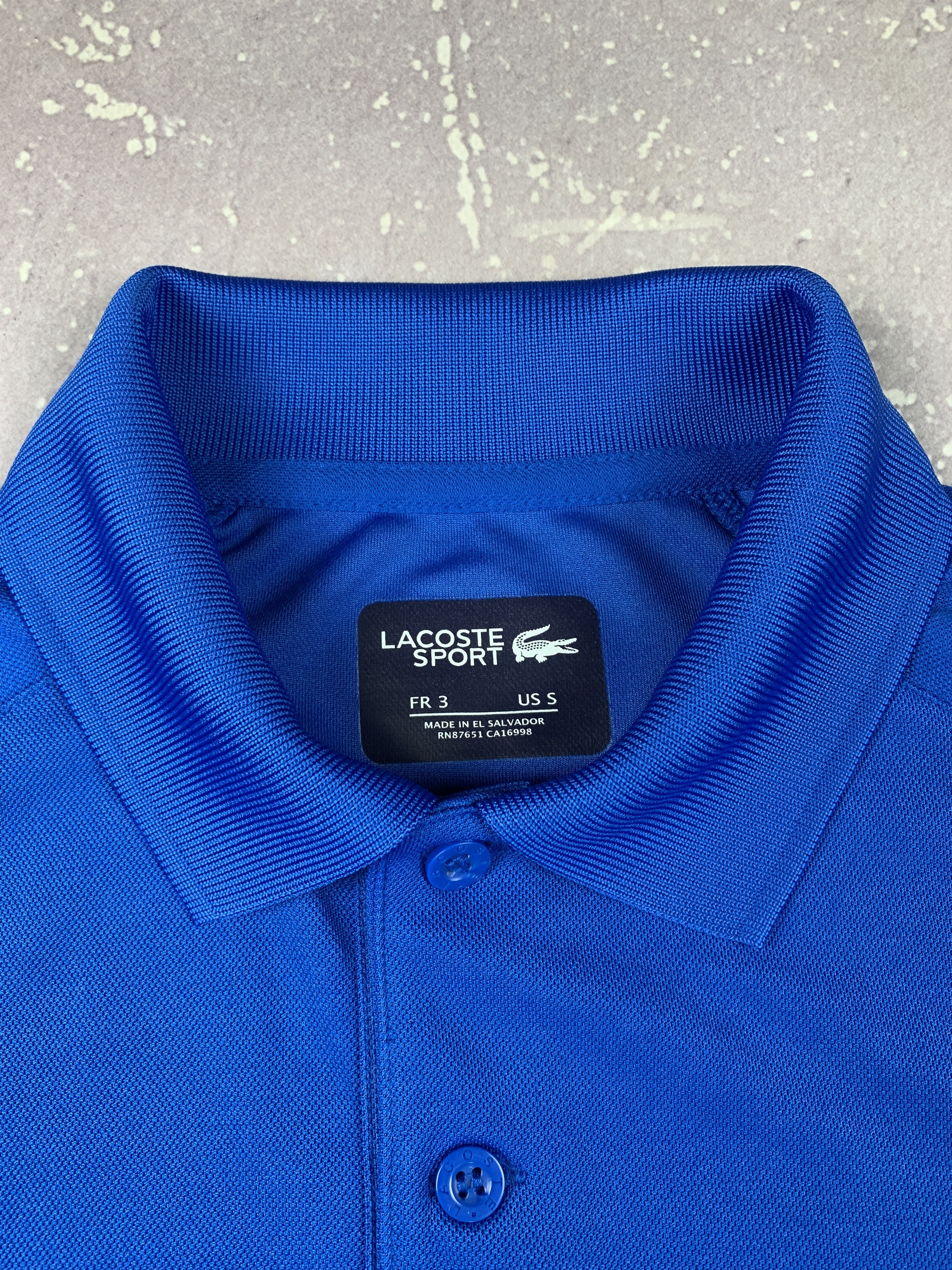 Lacoste Lacoste Sport Polyester Polo Shirt Mens S Blue Size US S / EU 44-46 / 1 - 4 Thumbnail