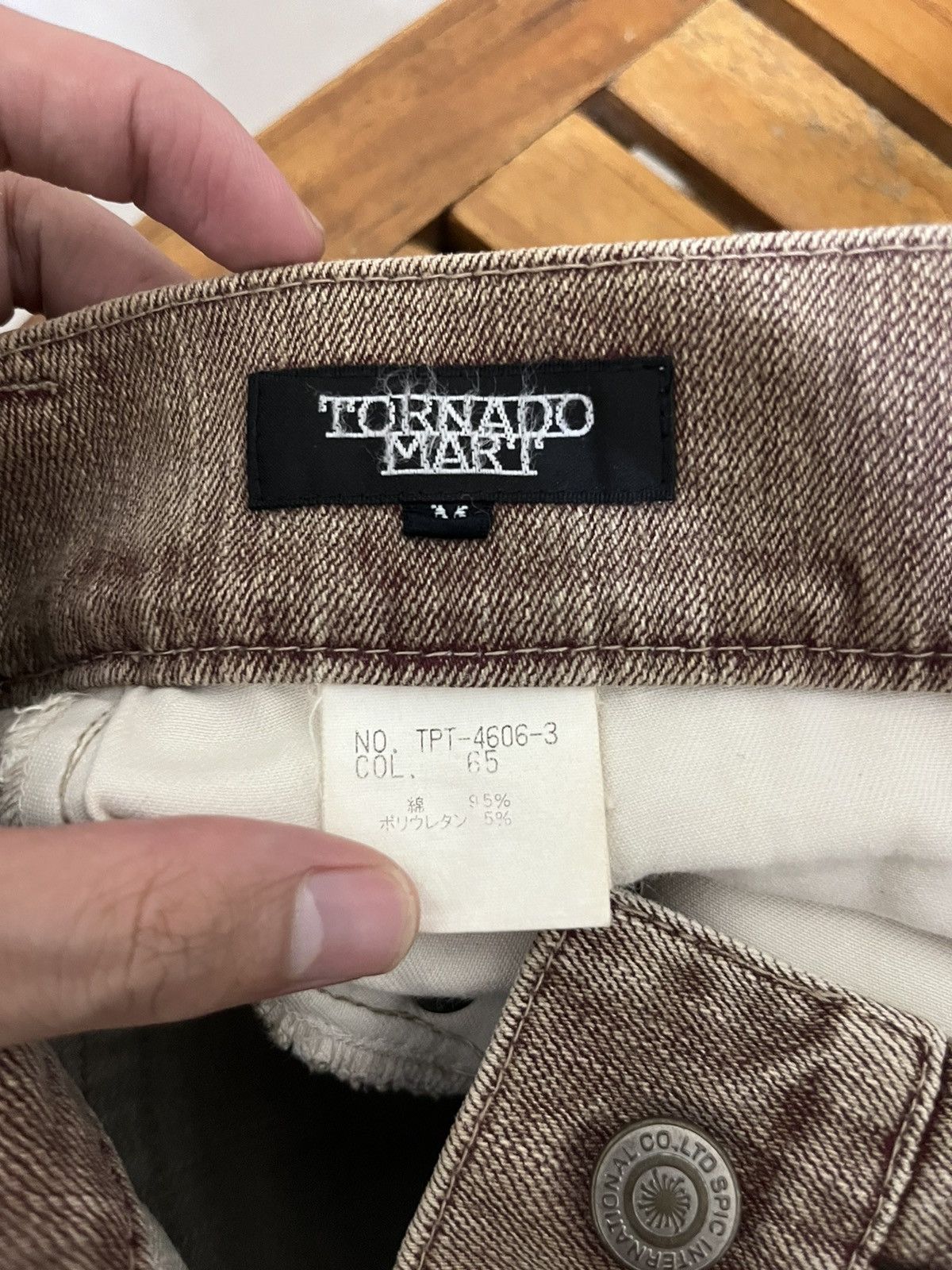 Tornado Mart 00s Tornado Mart Avant-Garde Flared Jeans Size US 32 / EU 48 - 5 Thumbnail