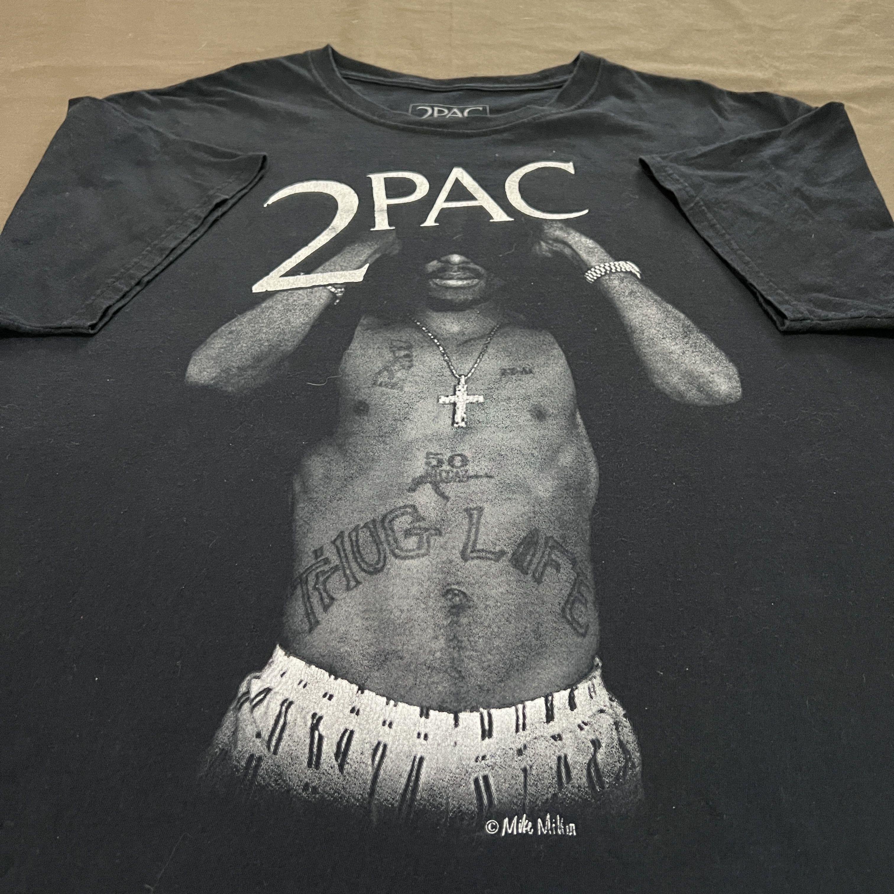 Band Tees × Rap Tees 2017 2pac Tupac Shakur Promo Rap Tee Size US L / EU 52-54 / 3 - 1 Thumbnail