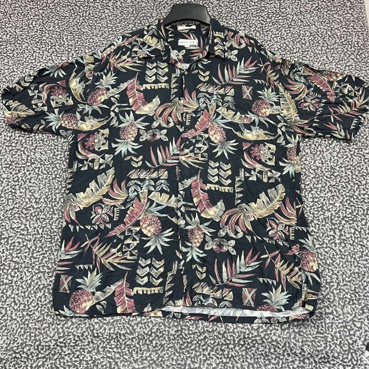 Pierre Cardin Pierre Cardin Shirt Men Hawaiian Button Up Short Sleeve XL Size US XL / EU 56 / 4 - 1 Thumbnail