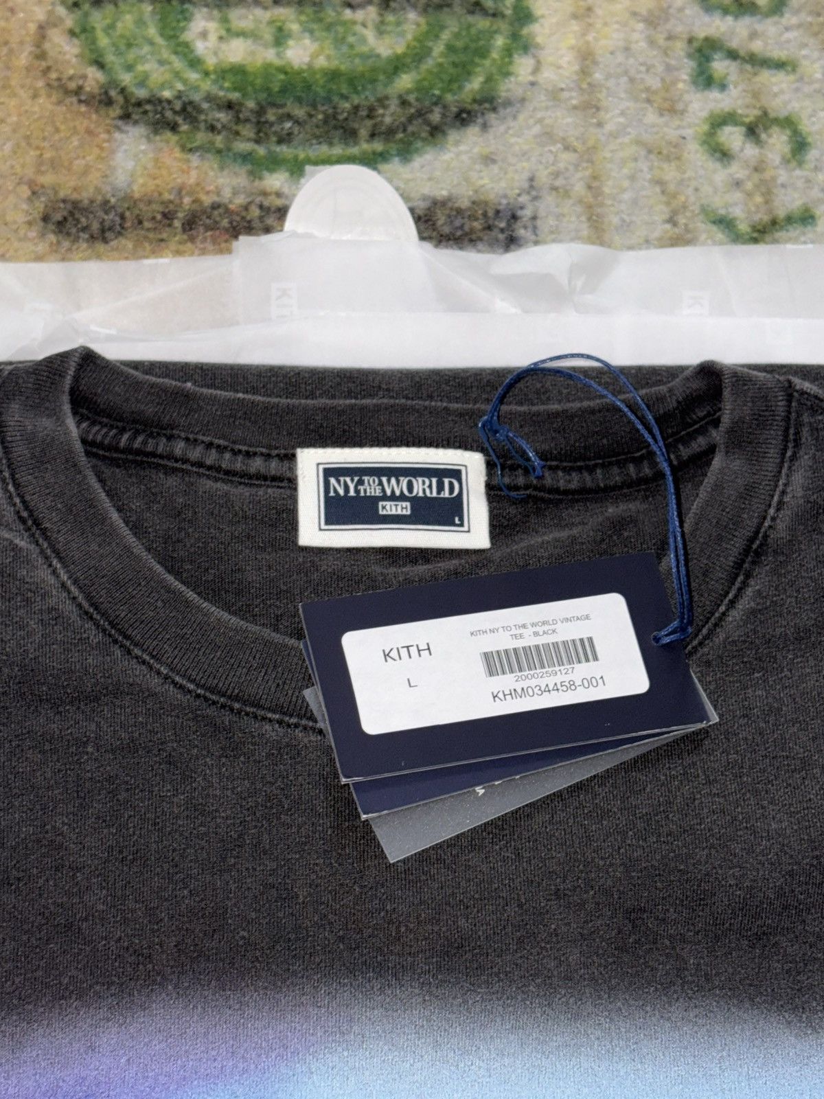 Kith Kith New York to the World Vintage Tee Black Size US L / EU 52-54 / 3 - 3 Thumbnail