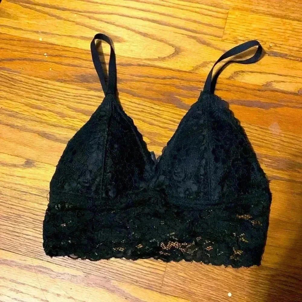 XOXO XOXO Women's Lace Bralette - Black XS Size ONE SIZE - 1 Thumbnail