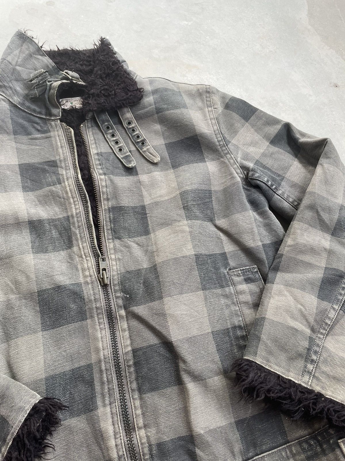 Designer MARLOND RANCH WEAR TARTAN ZIPPER JACKET Size US M / EU 48-50 / 2 - 4 Thumbnail