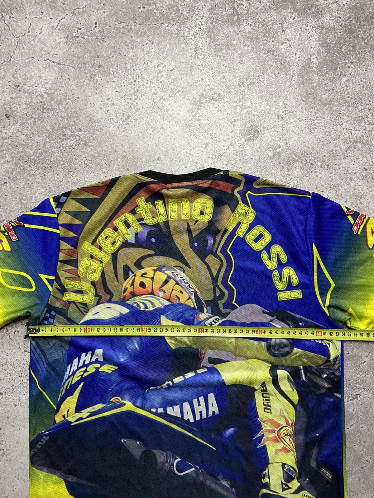 NASCAR × Vintage Valentino Rossi The Doctor Vintage 90s Hype Jersey Shirt Size US L / EU 52-54 / 3 - 5 Thumbnail