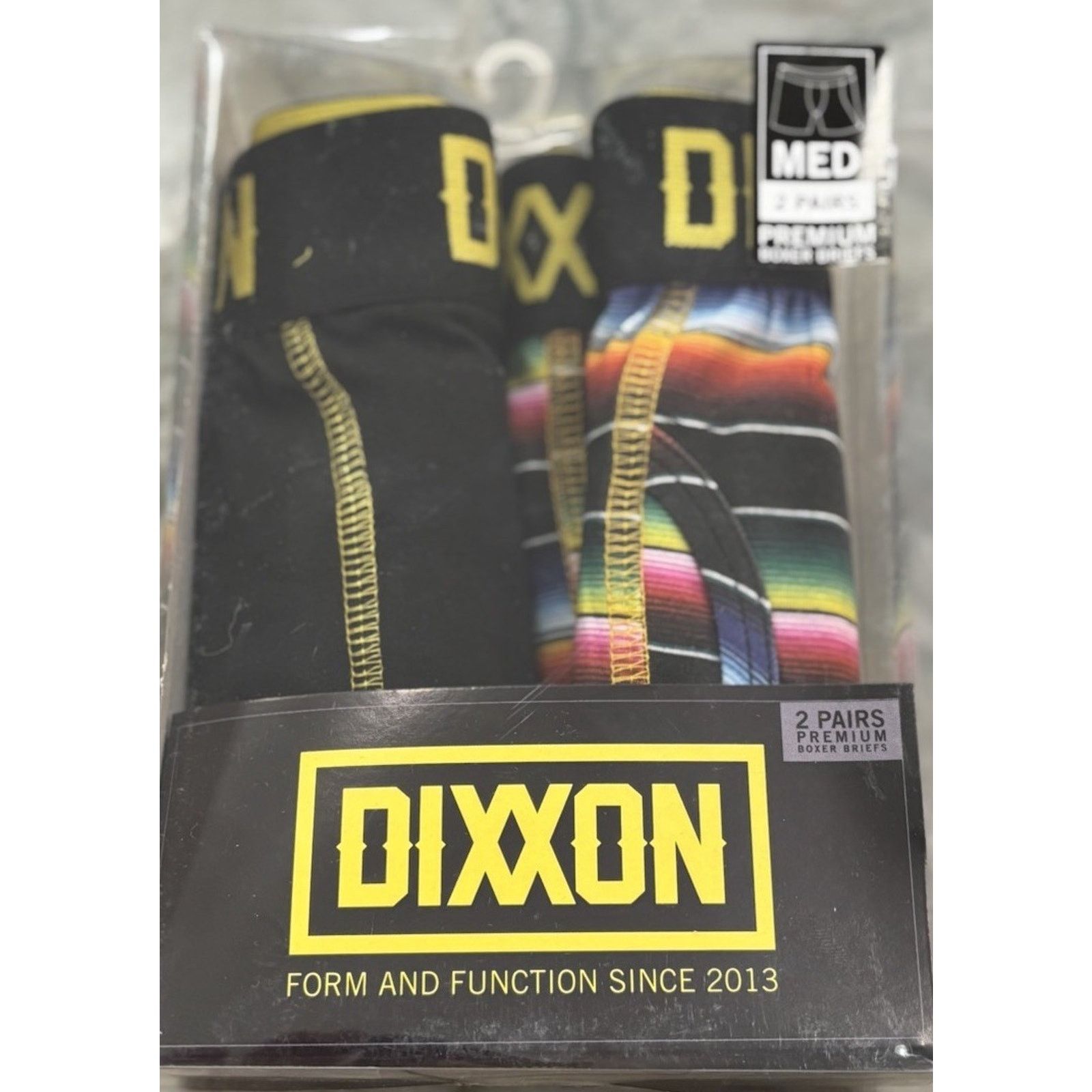 Dixxon Dixxon Flannel Co Premium Boxer Briefs 2pk Stripes Medium Size ONE SIZE - 2 Thumbnail