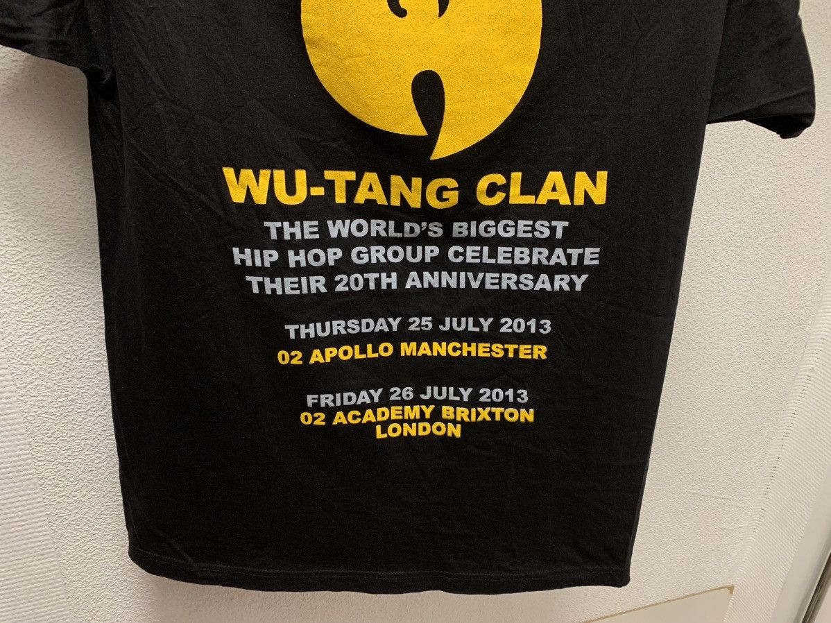 Wu-Tang Clan Wu-tang Wutang black t-shirt 2013 tour M size Size US M / EU 48-50 / 2 - 7 Thumbnail