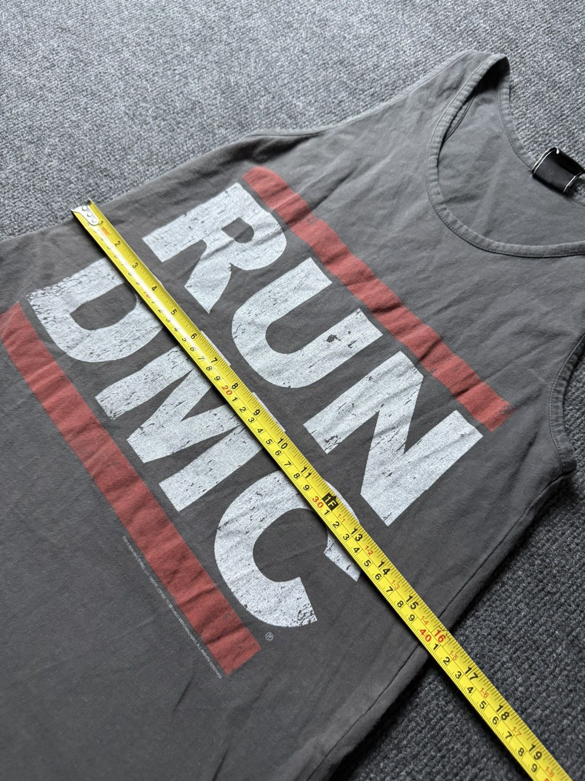 RUN DMC 2015 Faded Run DMC Tank Top Logo Rap Tee Sleeveless S Size S / US 4 / IT 40 - 15 Thumbnail