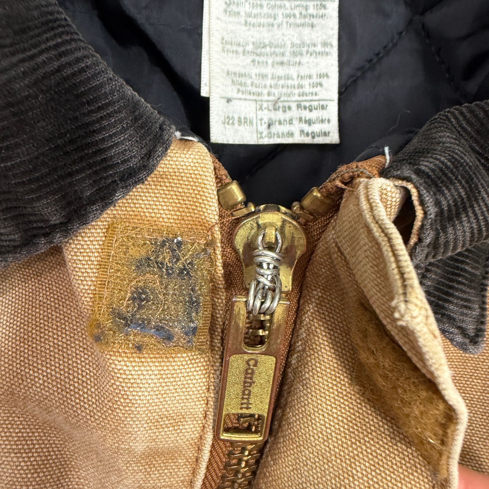 Carhartt Vintage Carhartt J22 BRN Arctic Jacket XL 2006 Distressed Size US XL / EU 56 / 4 - 10 Thumbnail