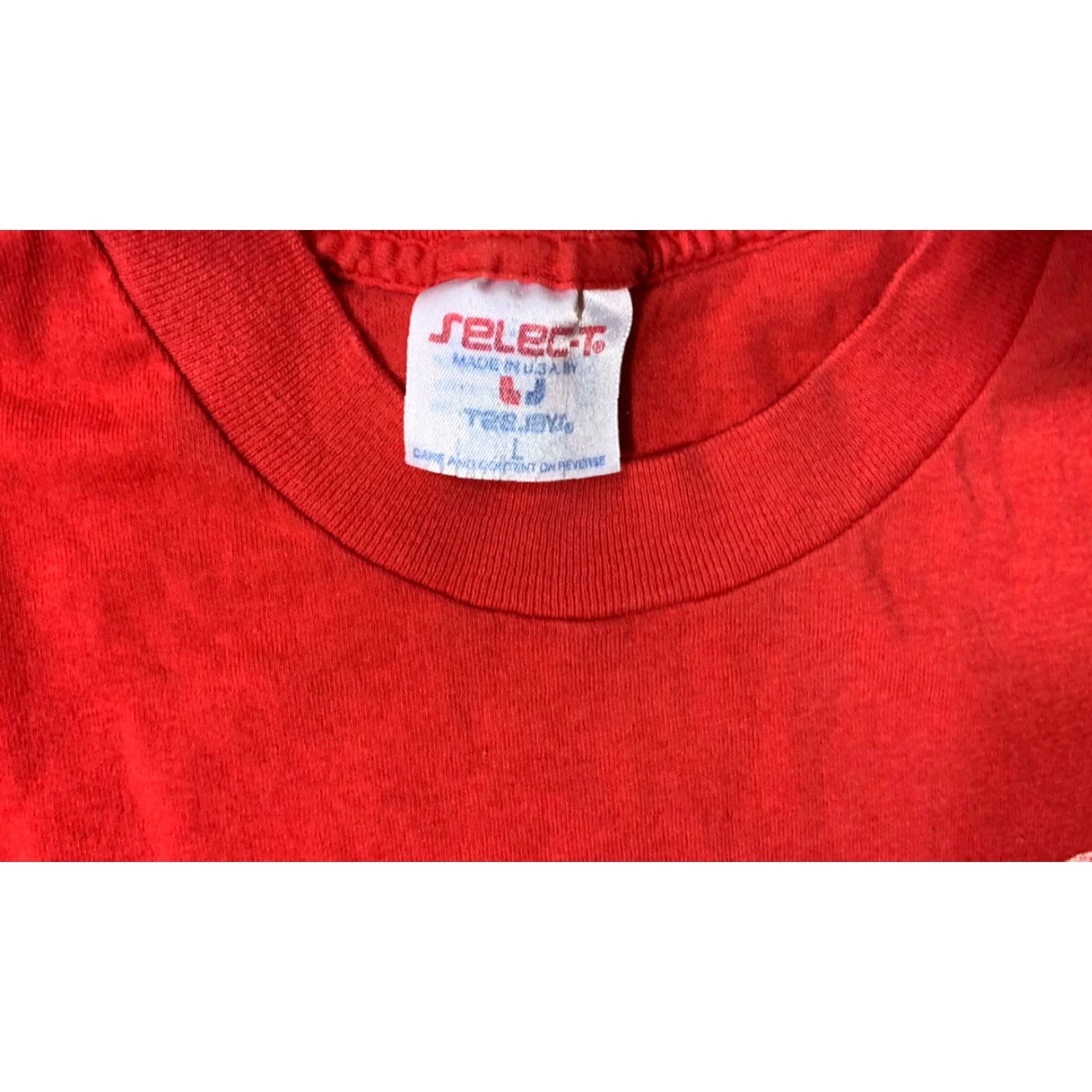 TEE JAYS Detroit Red Wings Mens Large T Shirt Extra Large XL Hockey Made USA Size US L / EU 52-54 / 3 - 3 Thumbnail