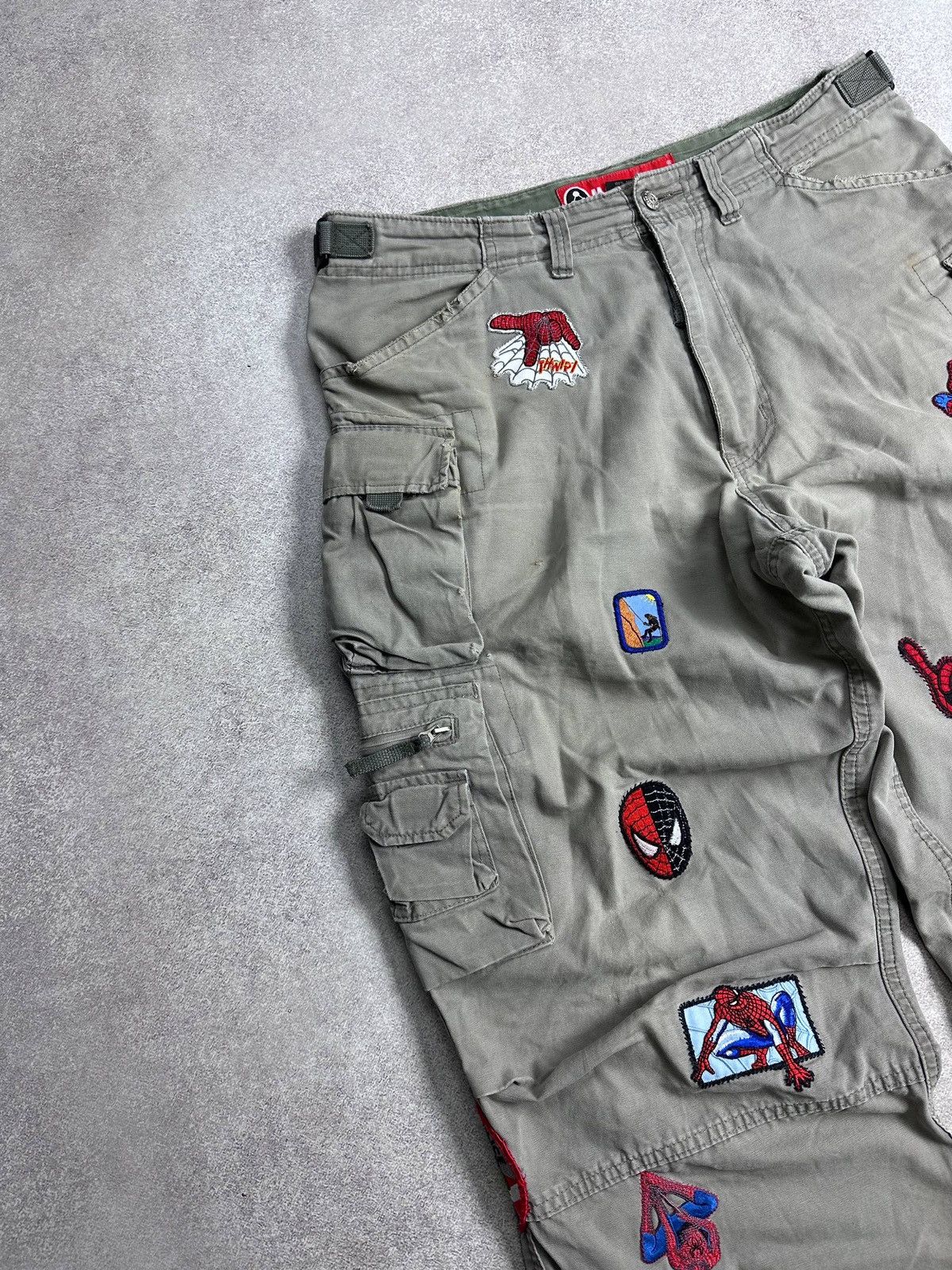 Vintage Vintage Molecule Baggy Patchwork Cargo Pants 35 Size US 35 - 6 Thumbnail