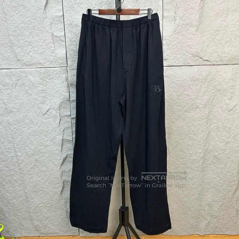 Balenciaga Balenciaga size XS XS code of embroidered wide-leg pants w Size US 27 - 1 Thumbnail
