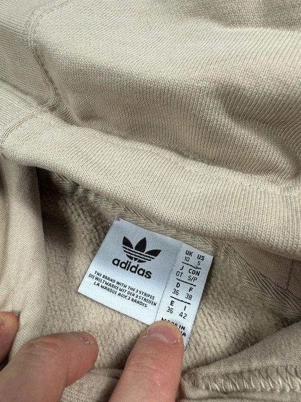 Adidas Adidas beige hoodie M 38 logo Size M / US 6-8 / IT 42-44 - 5 Thumbnail