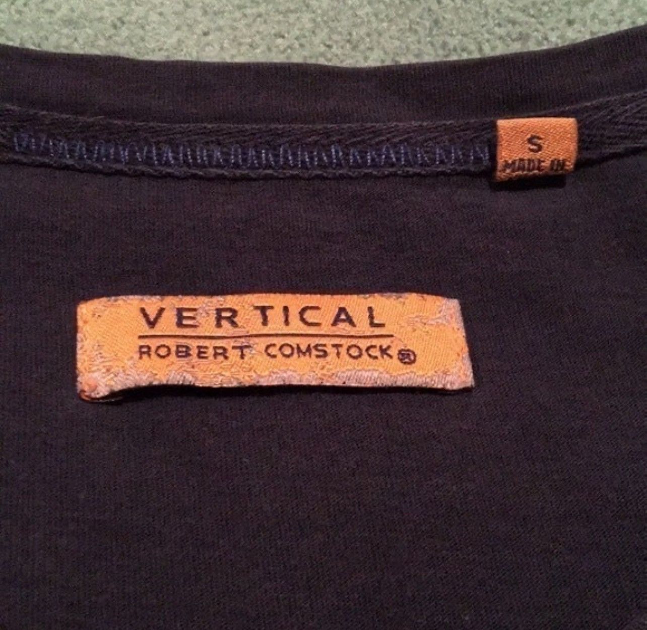Robert Comstock Vertical By Robert Comstock Blue V Neck Shirt With Pocket Size US S / EU 44-46 / 1 - 3 Thumbnail