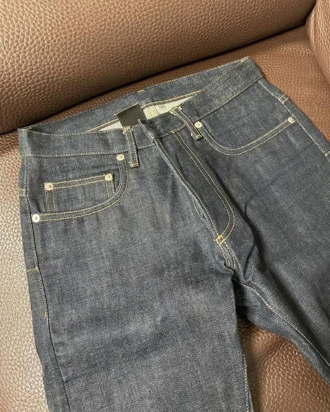 Dior Dior Japanese Raw Denim Pants Size US 27 - 3 Thumbnail