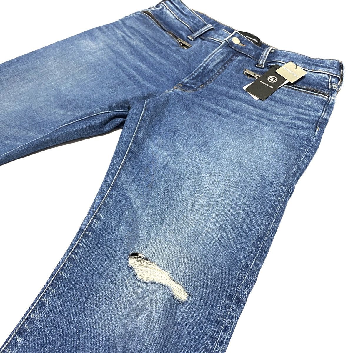 Undercover × GU Slim Damage Jeans Blue Size XL