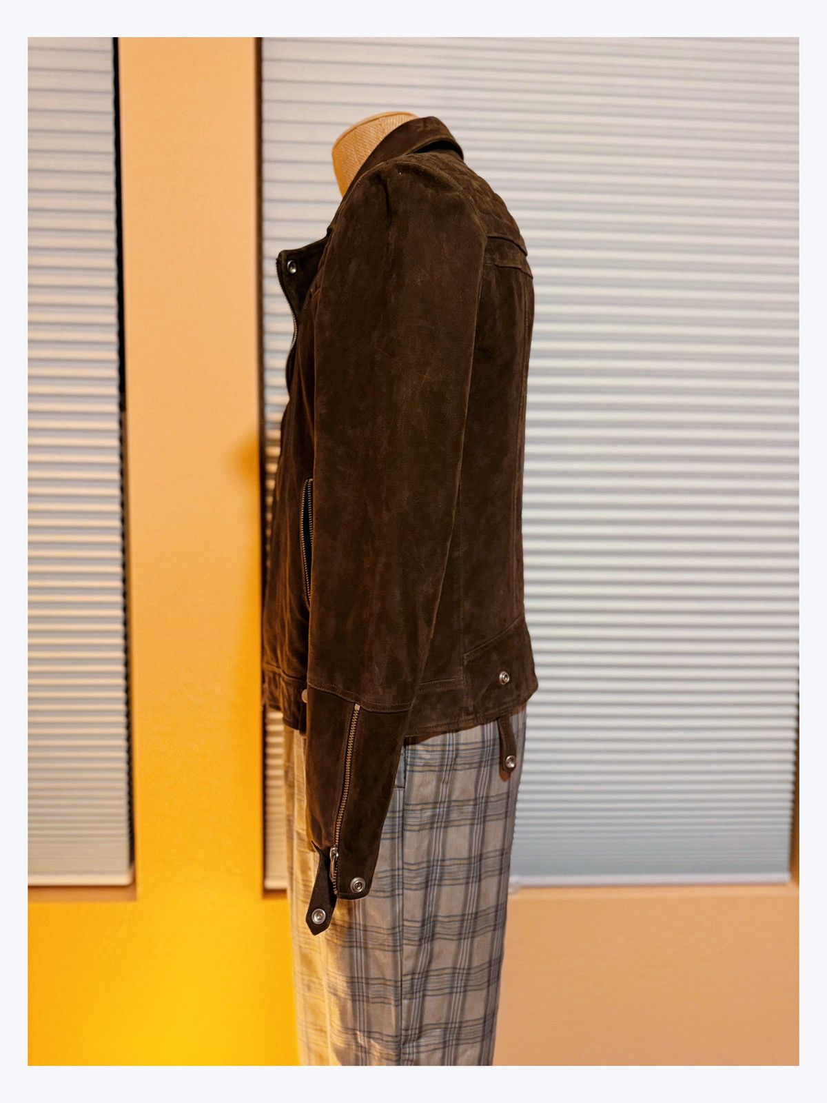Allsaints ALLSAINTS Suede Biker Jacket – Small (New without Tag) Size US S / EU 44-46 / 1 - 5 Thumbnail