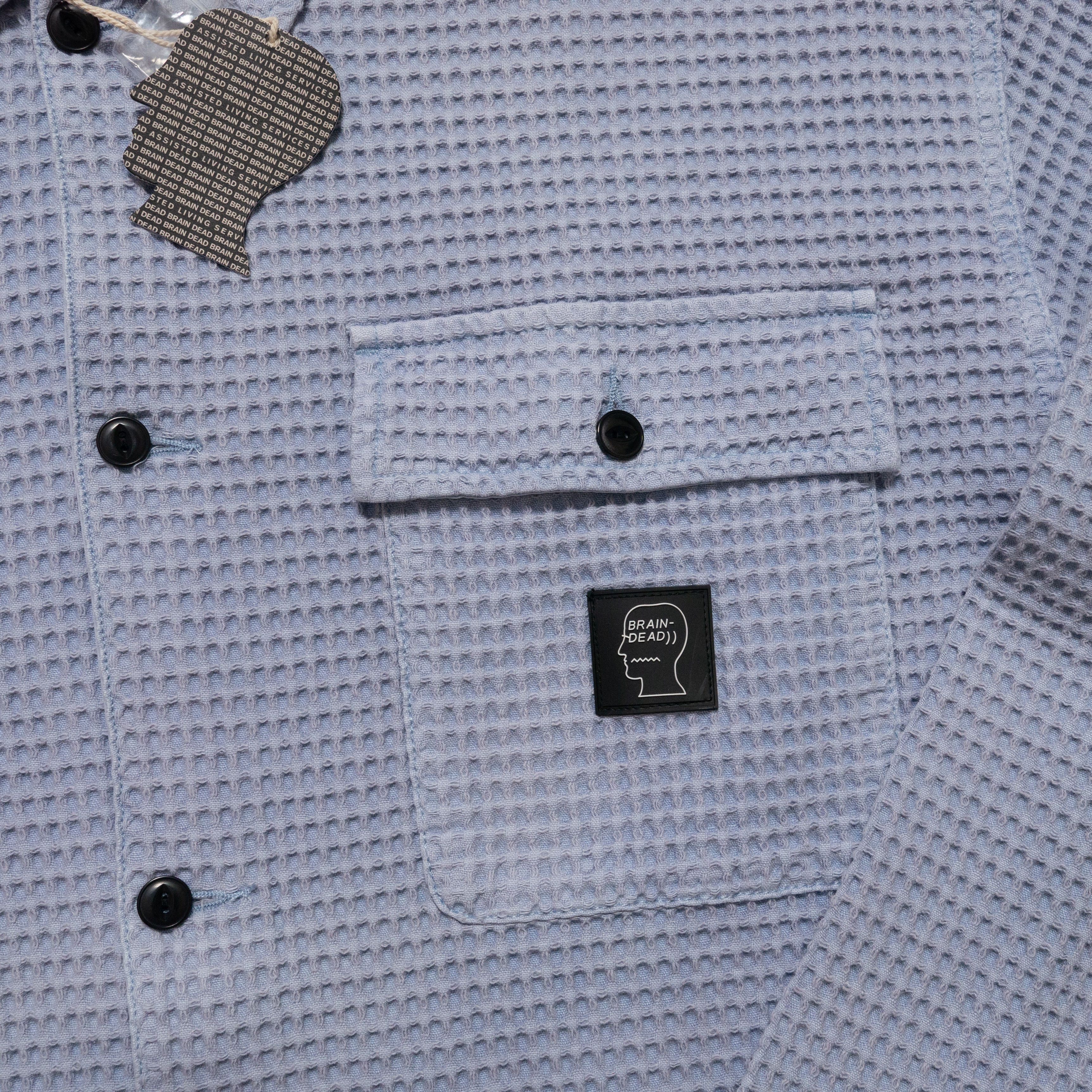 Brain Dead Brain Dead Waffel Button Front Shirt XXL New Size US XXL / EU 58 / 5 - 4 Thumbnail