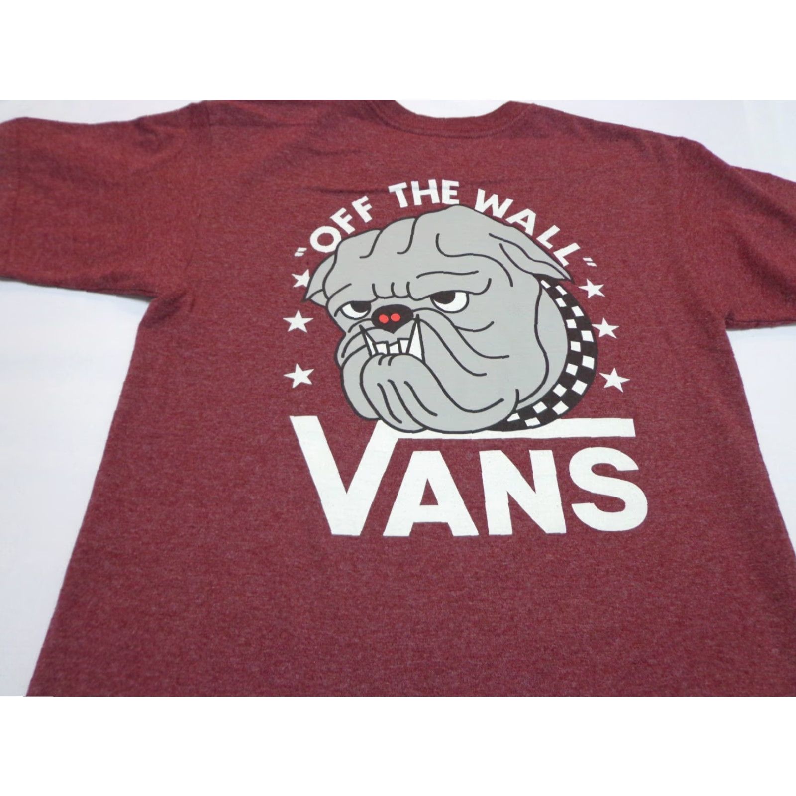 Vans VANS T Shirt Burgundy Off The Wall Pocket Tee Graphic Small Mens Regular Short Sleeve Crew Neck Tony Hawk 80s 90s Outdoor Sports Vintage: No Size US S / EU 44-46 / 1 - 2 Thumbnail