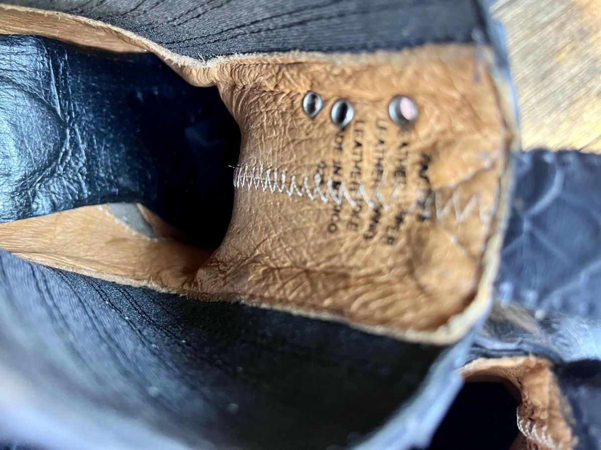 FREEBIRD Freebird by Steven Croc Embossed Western Chelsea Boots Black Size US 8.5 / IT 38.5 - 9 Thumbnail