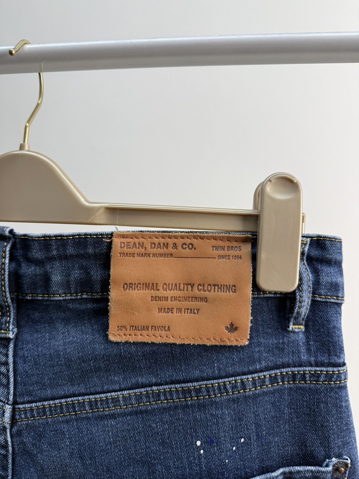 Dsquared2 Vintage Dsquared2 Distressed Slim Fit Jeans Made in Italy Size US 31 - 8 Thumbnail