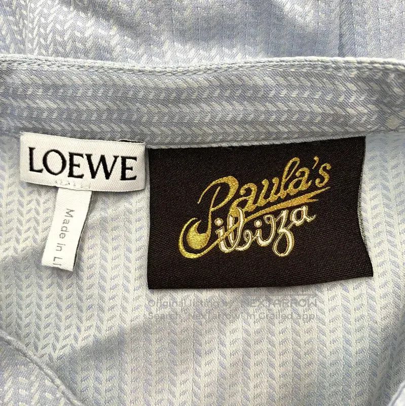 Loewe Loewe Light Blue Cotton Women’s Shirt . Size XXS / US 00 / IT 34 - 5 Thumbnail