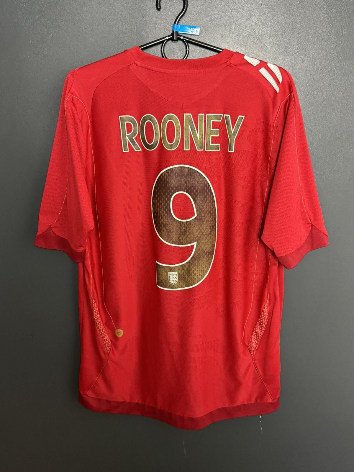 Umbro England National Team 06/08 Away Rooney Football Jersey Size US M / EU 48-50 / 2 - 1 Thumbnail