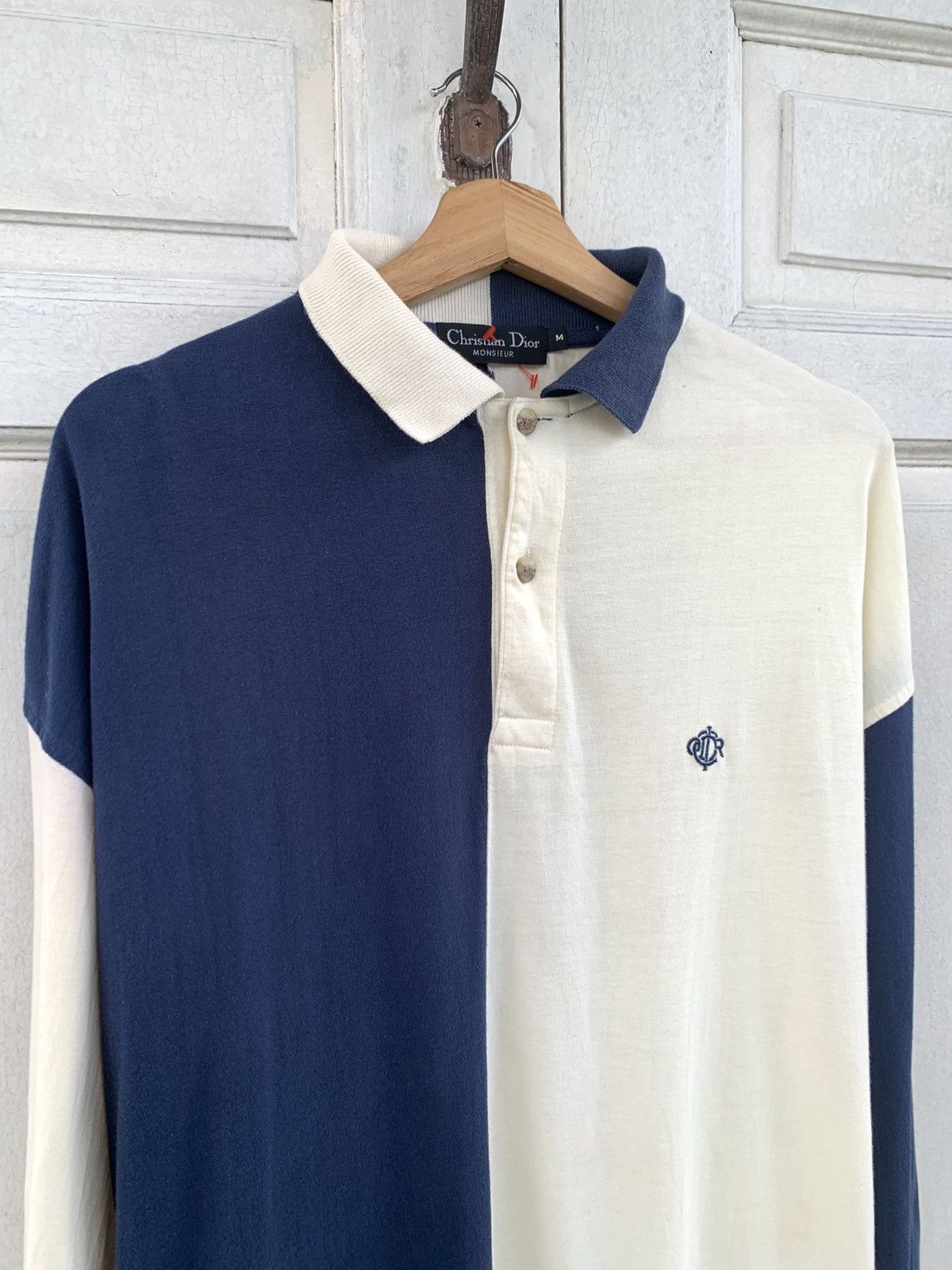 Christian Dior Monsieur Vintage Christian Dior two tone polo tee Size US L / EU 52-54 / 3 - 2 Thumbnail