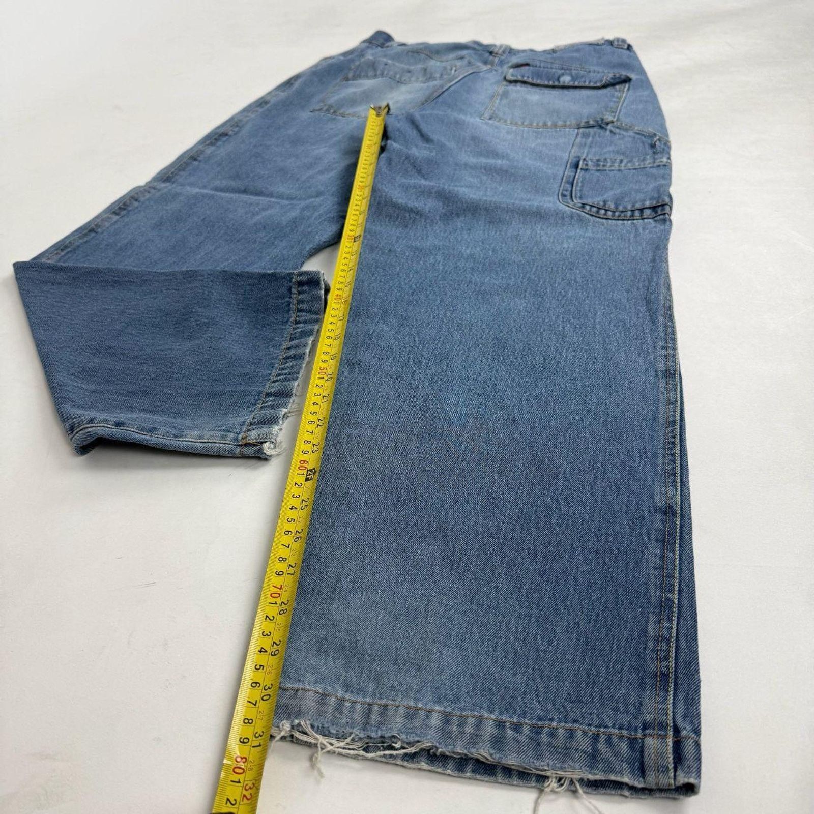 Fubu × JNCO × Vintage Vintage y2k fubu stonewash archive baggy wide leg jeans Size US 34 / EU 50 - 3 Thumbnail