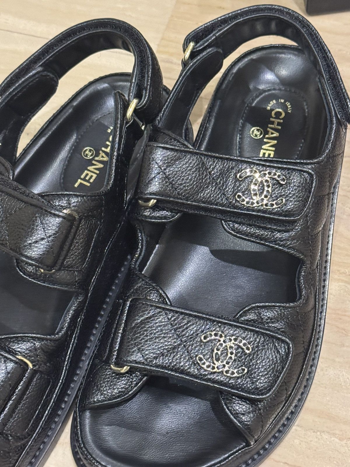 Chanel Dad sandals Size US 6 / IT 36 - 6 Thumbnail