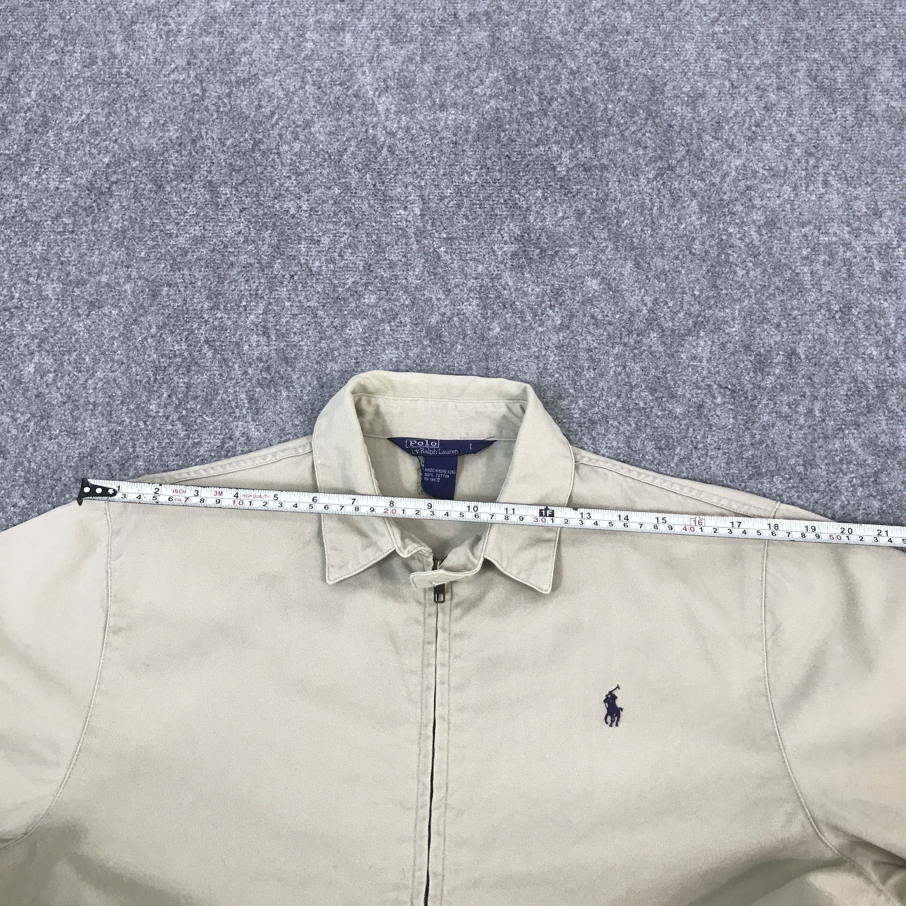 Polo Ralph Lauren POLO RALPH LAUREN KHAKI ZIPPER JACKET Size US L / EU 52-54 / 3 - 11 Thumbnail