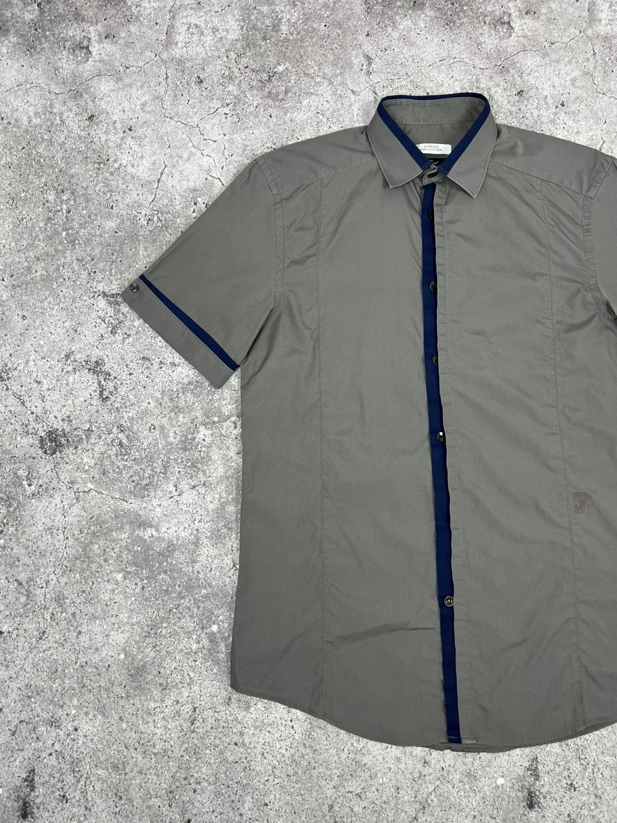 Versace Versace Collection Button Up Shirt Short Sleeve Size US S / EU 44-46 / 1 - 2 Thumbnail