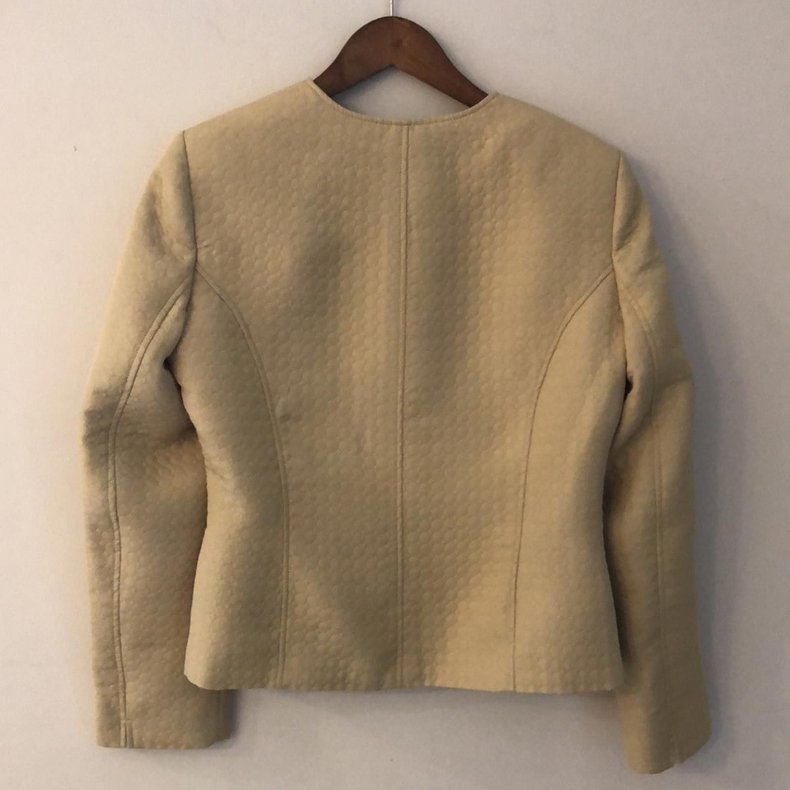 Other Chapter One Mustard Yellow Quilted Blazer lined pockets 12 Size XL / US 12-14 / IT 48-50 - 5 Thumbnail