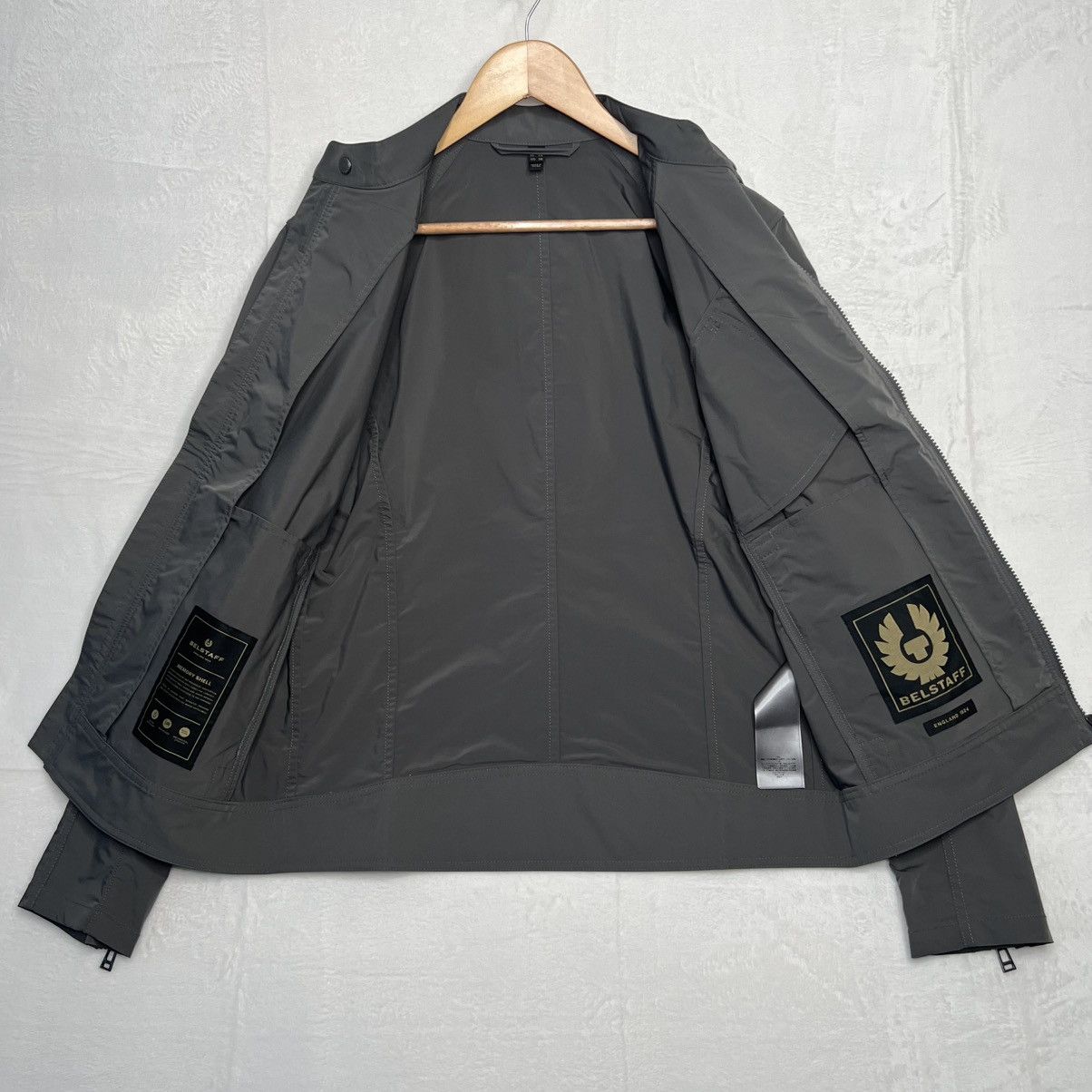 Belstaff BELSTAFF V Racer Men's Bikers Jacket Gray US UK 38 IT 48 M Size US M / EU 48-50 / 2 - 5 Thumbnail